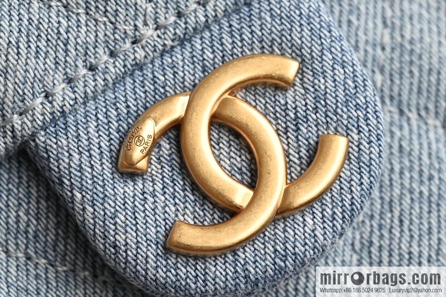 CHANEL Hippie Small, denim blue AS5293