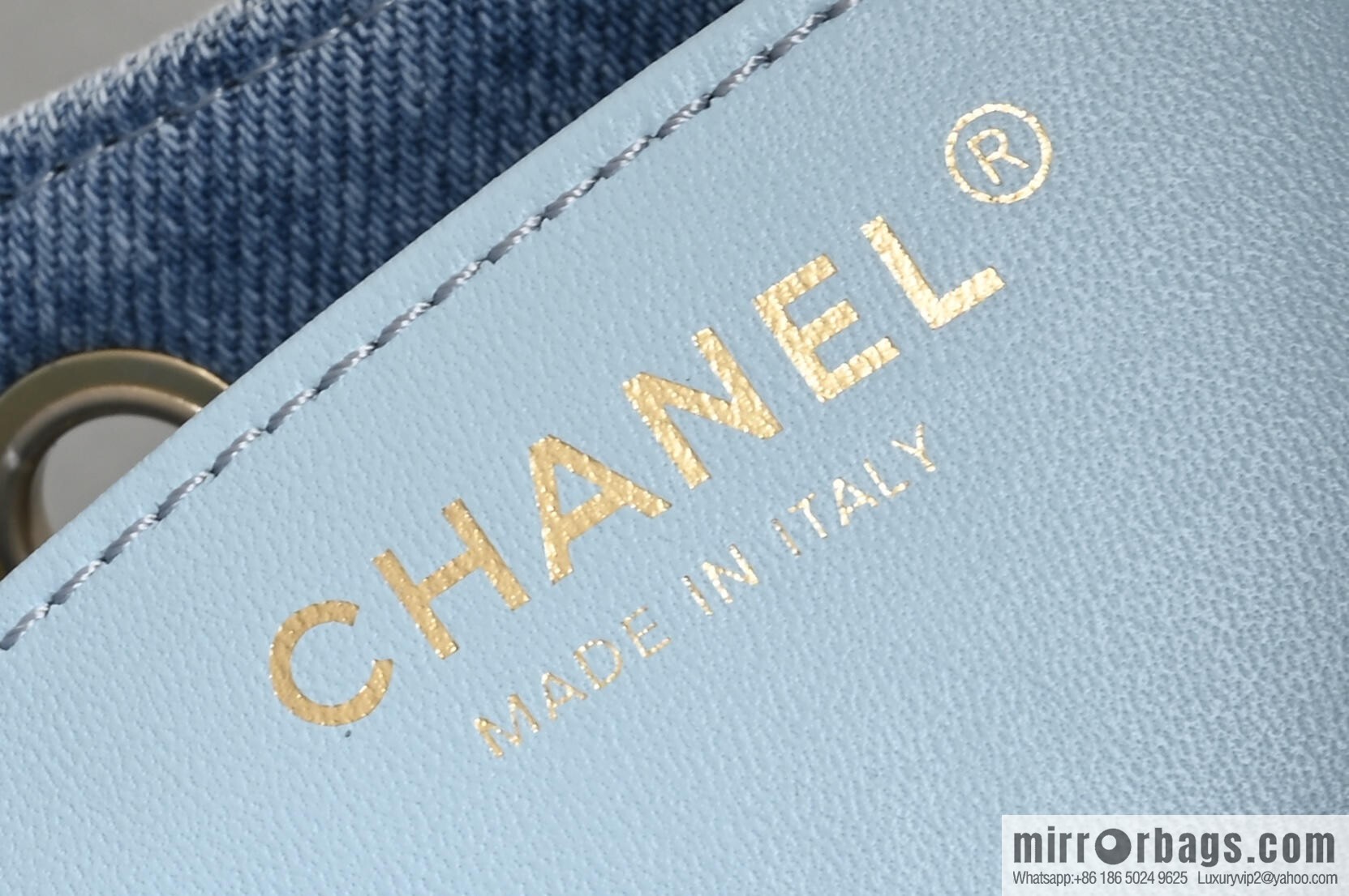CHANEL Hippie Small, denim blue AS5293