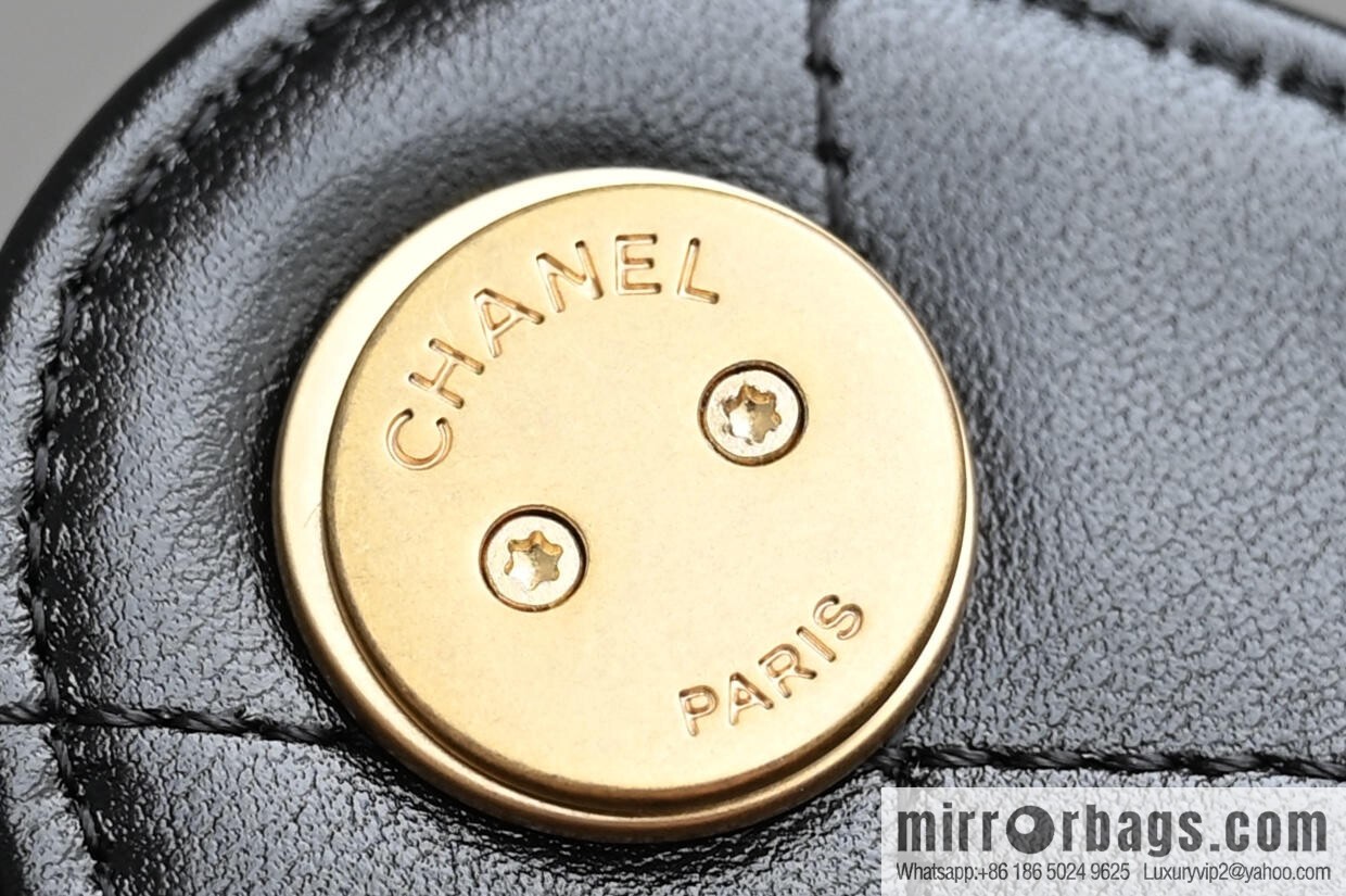 CHANEL Hippie Shopping Bag Small, Black ♥ AS5293