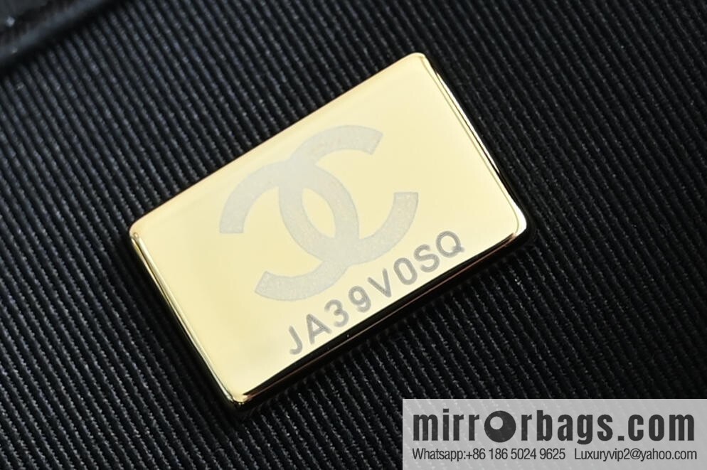 CHANEL Hippie Shopping Bag Small, Black ♥ AS5293