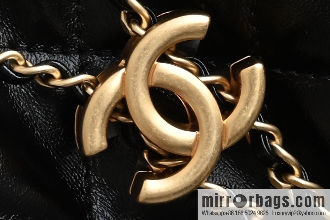 CHANEL Hippie Shopping Bag Large, Black ♥ AS5311