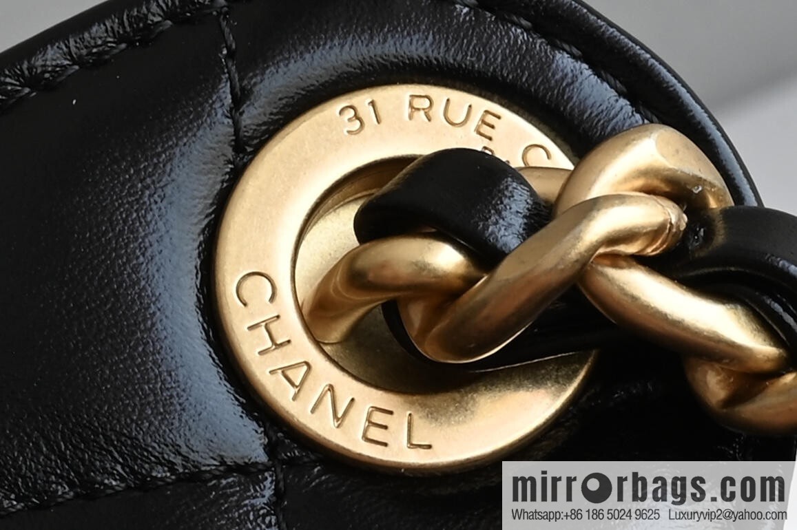 CHANEL Hippie Shopping Bag Large, Black ♥ AS5311
