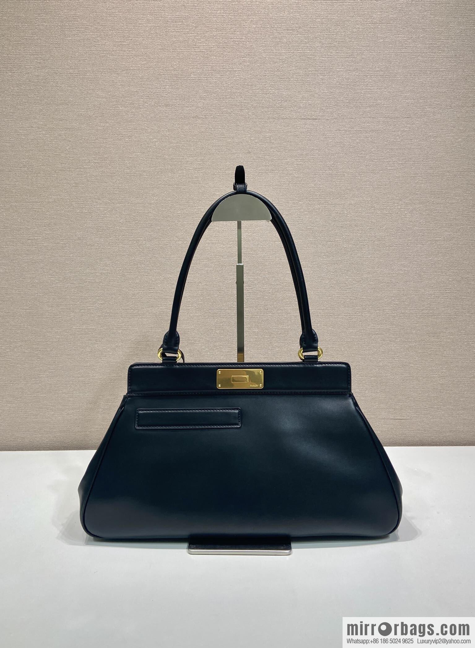 PRADA new 1BG569 calfskin, black