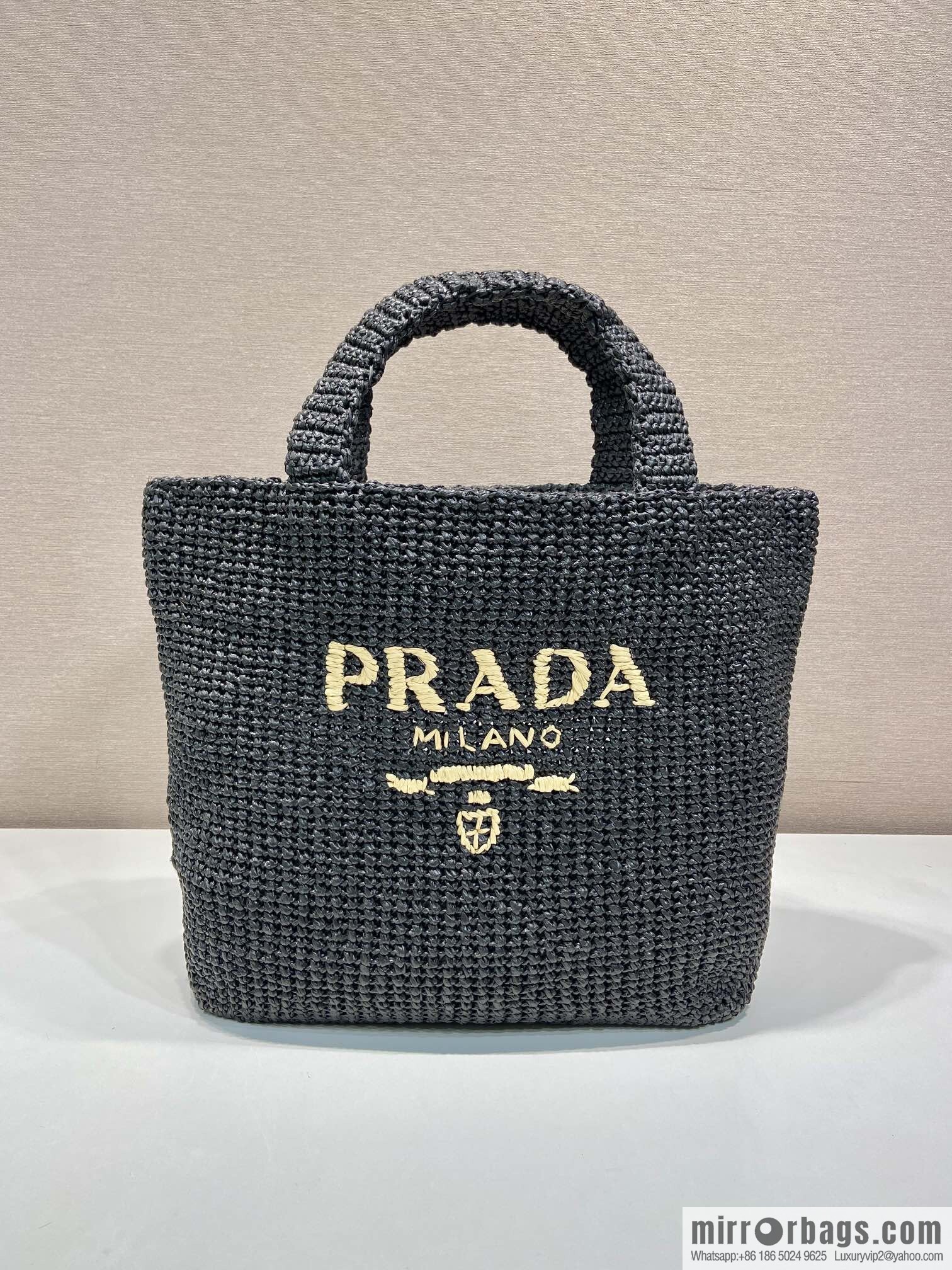 PRADA fiber tote bag 1BG408 new color