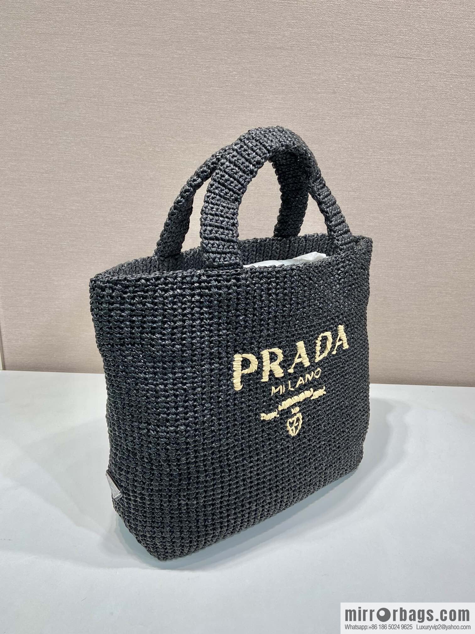 PRADA fiber tote bag 1BG408 new color