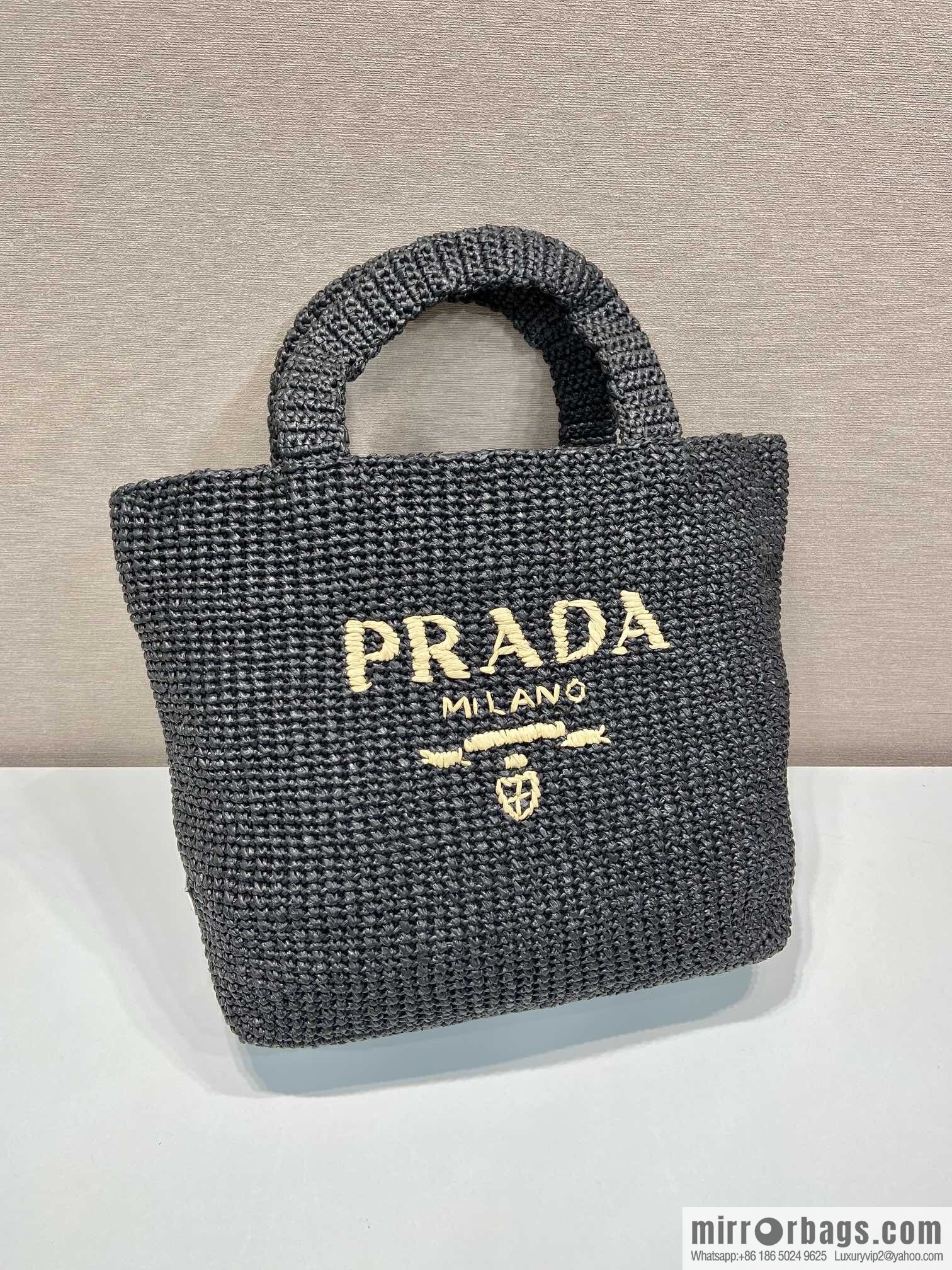 PRADA fiber tote bag 1BG408 new color