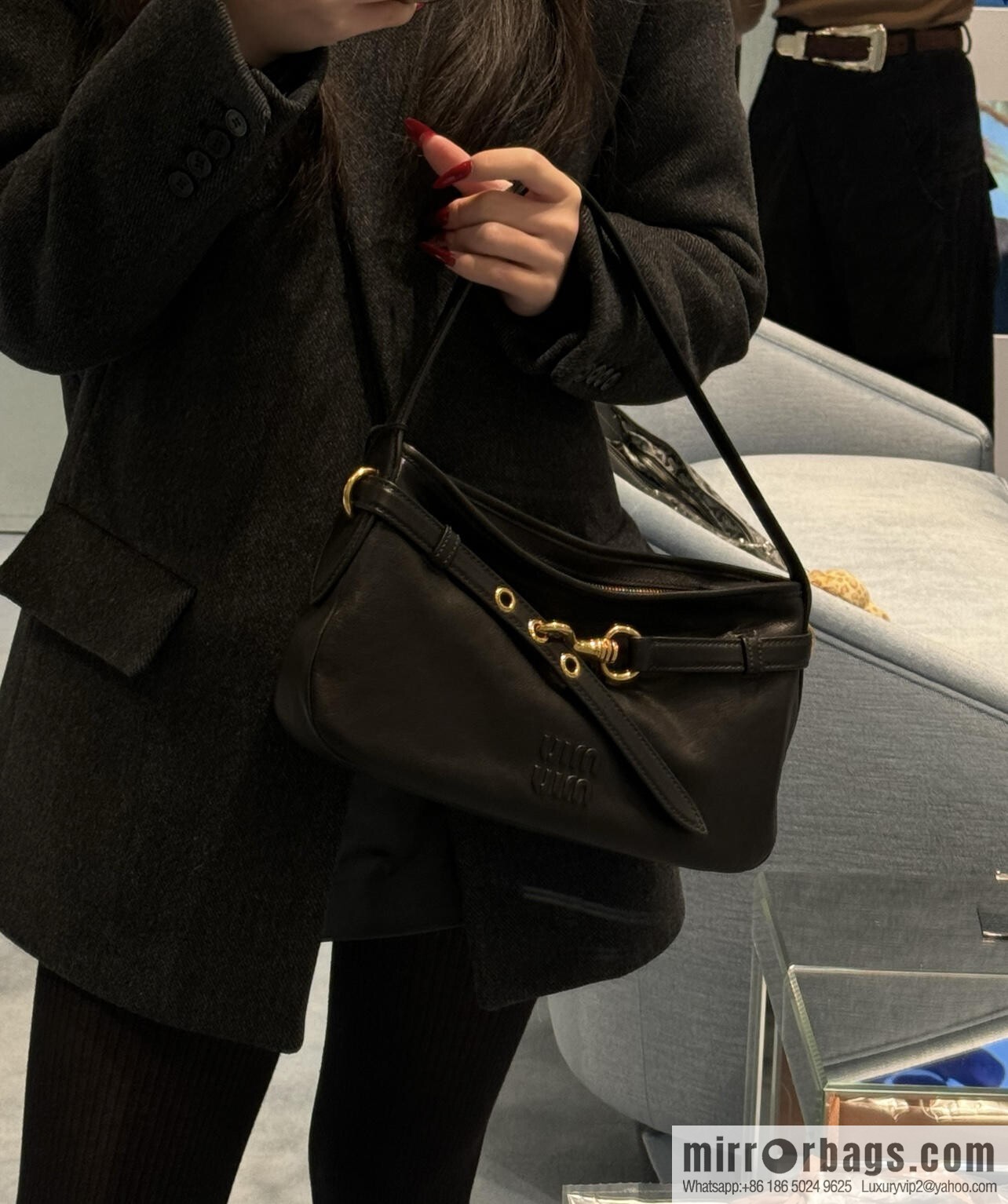 MIUMIU new 5BC182 small, black.