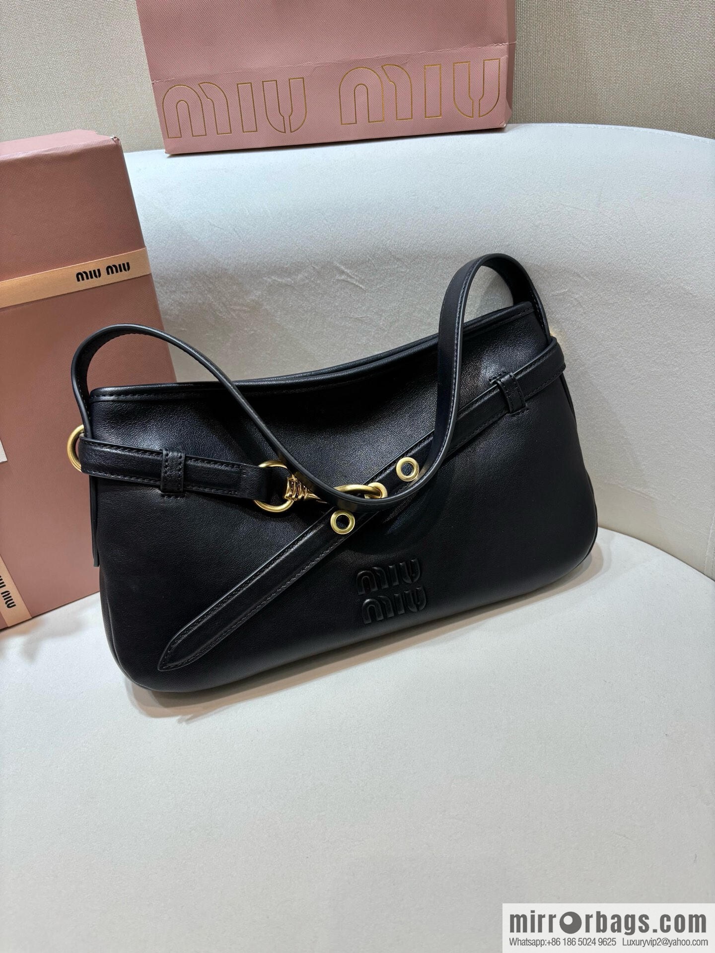 MIUMIU new 5BC182 small, black.