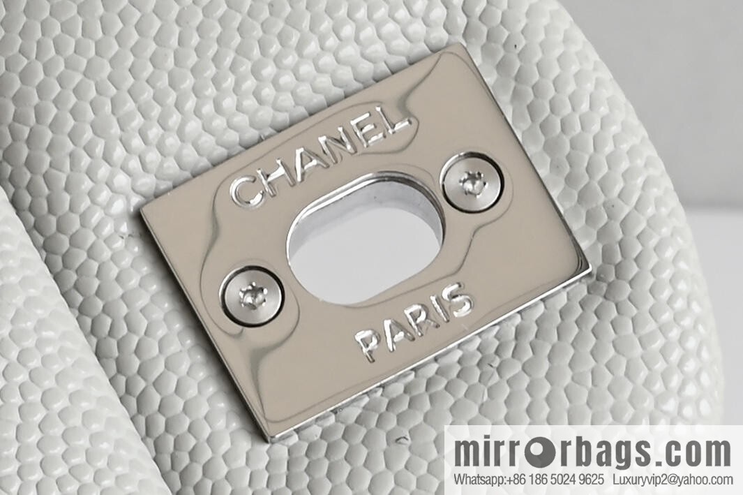 CHANEL Upgraded A01112 Light Grey Silver