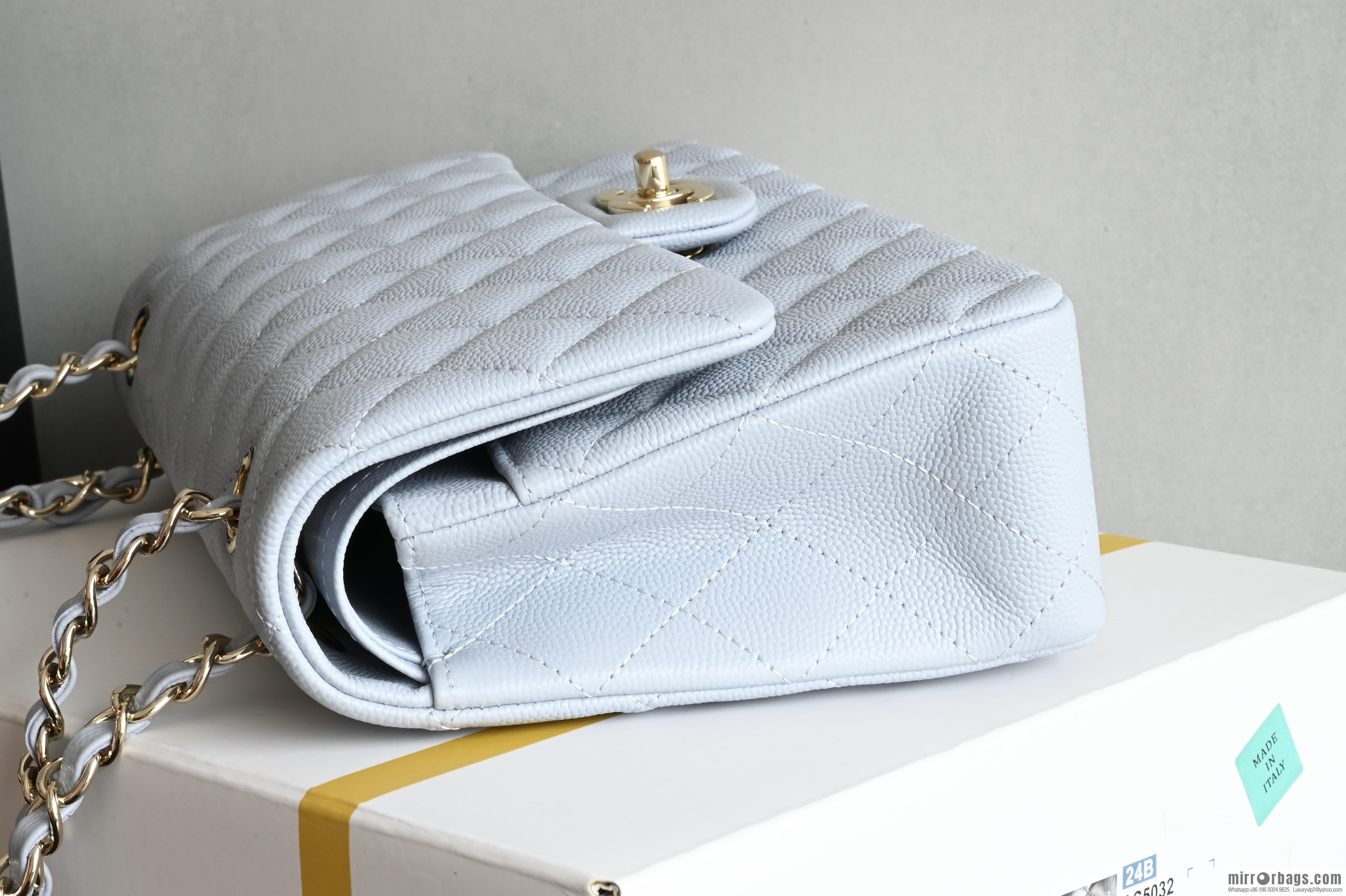 CHANEL Upgraded A01112 Light Blue