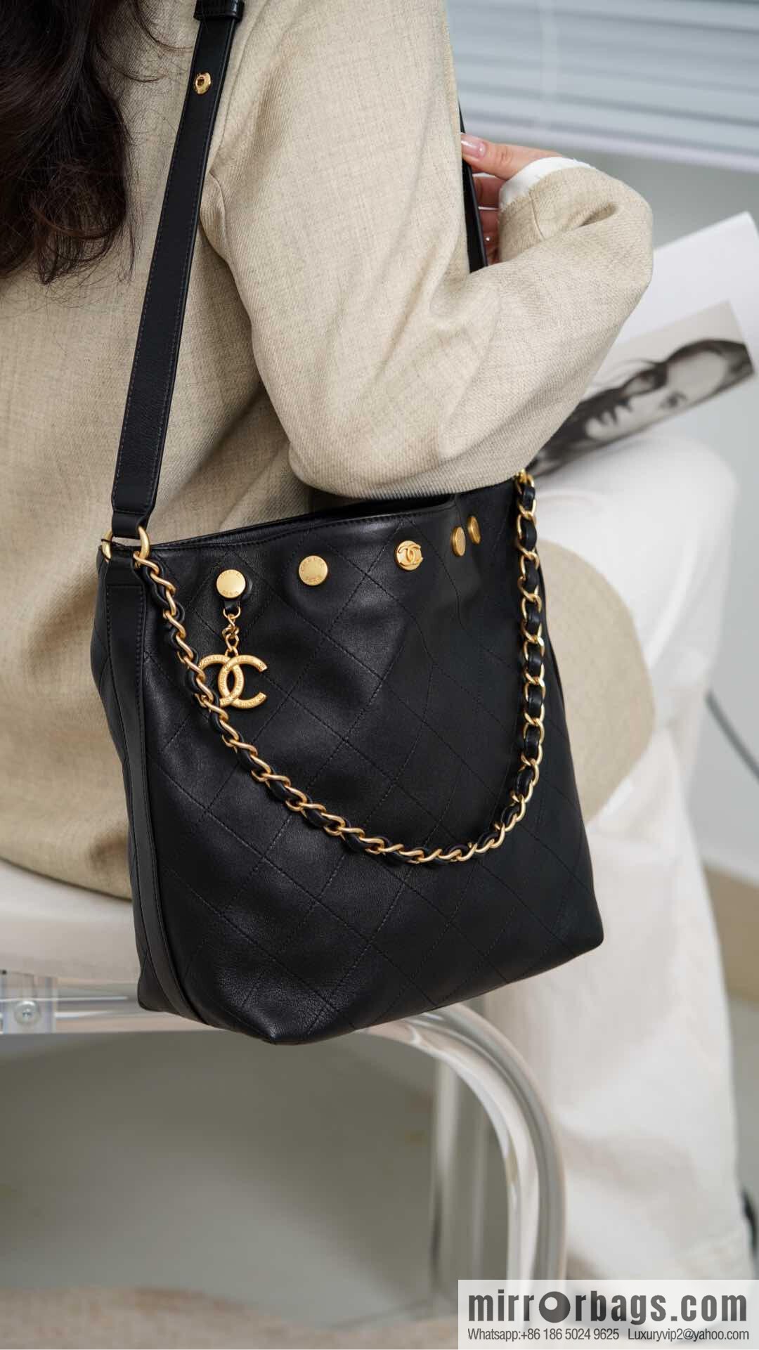 𝐂𝐡𝐚𝐧𝐞𝐥 𝟐𝟓𝐏 Gold Hippie Black Gold 🖤 AS5406