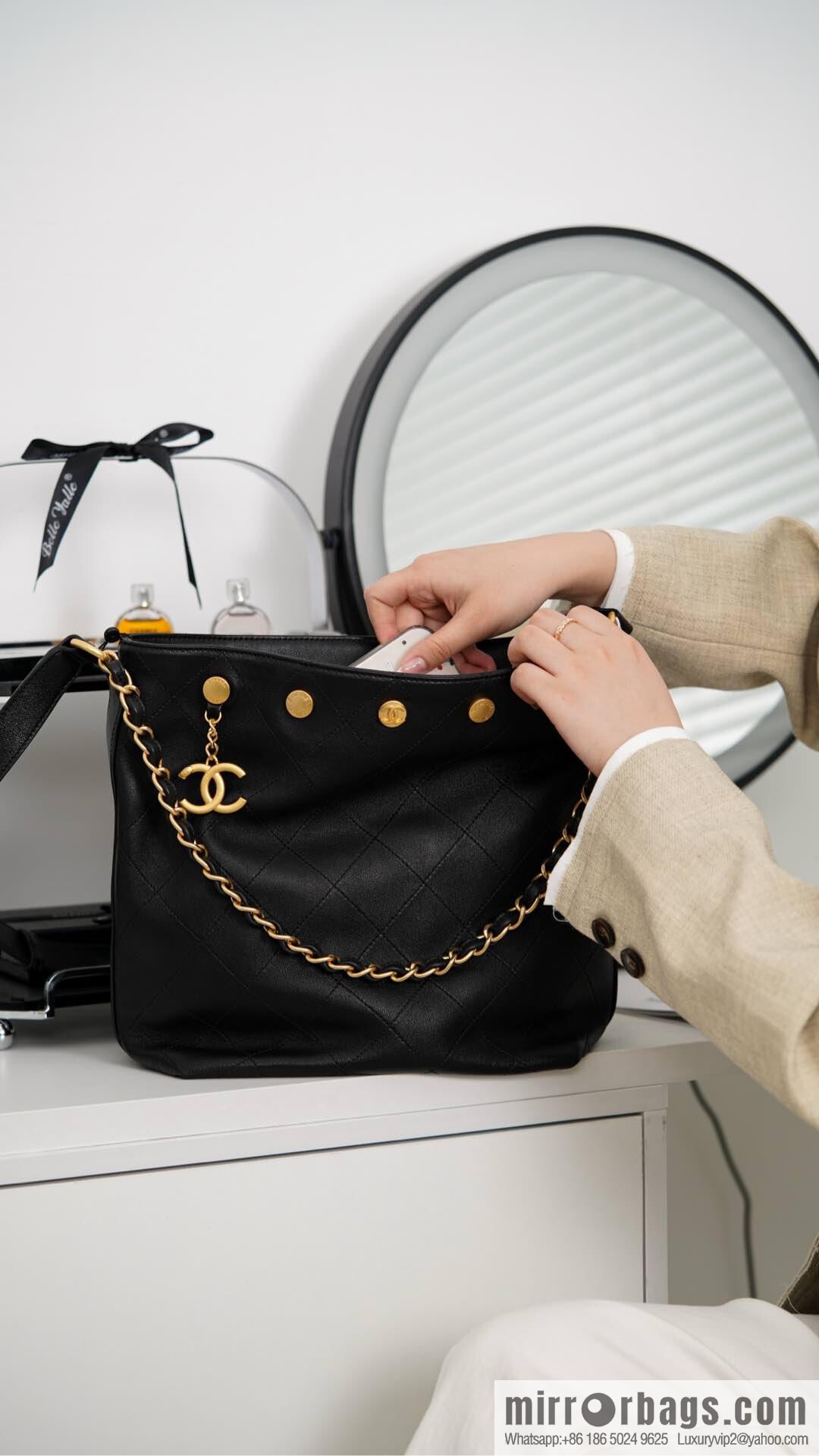 𝐂𝐡𝐚𝐧𝐞𝐥 𝟐𝟓𝐏 Gold Hippie Black Gold 🖤 AS5406