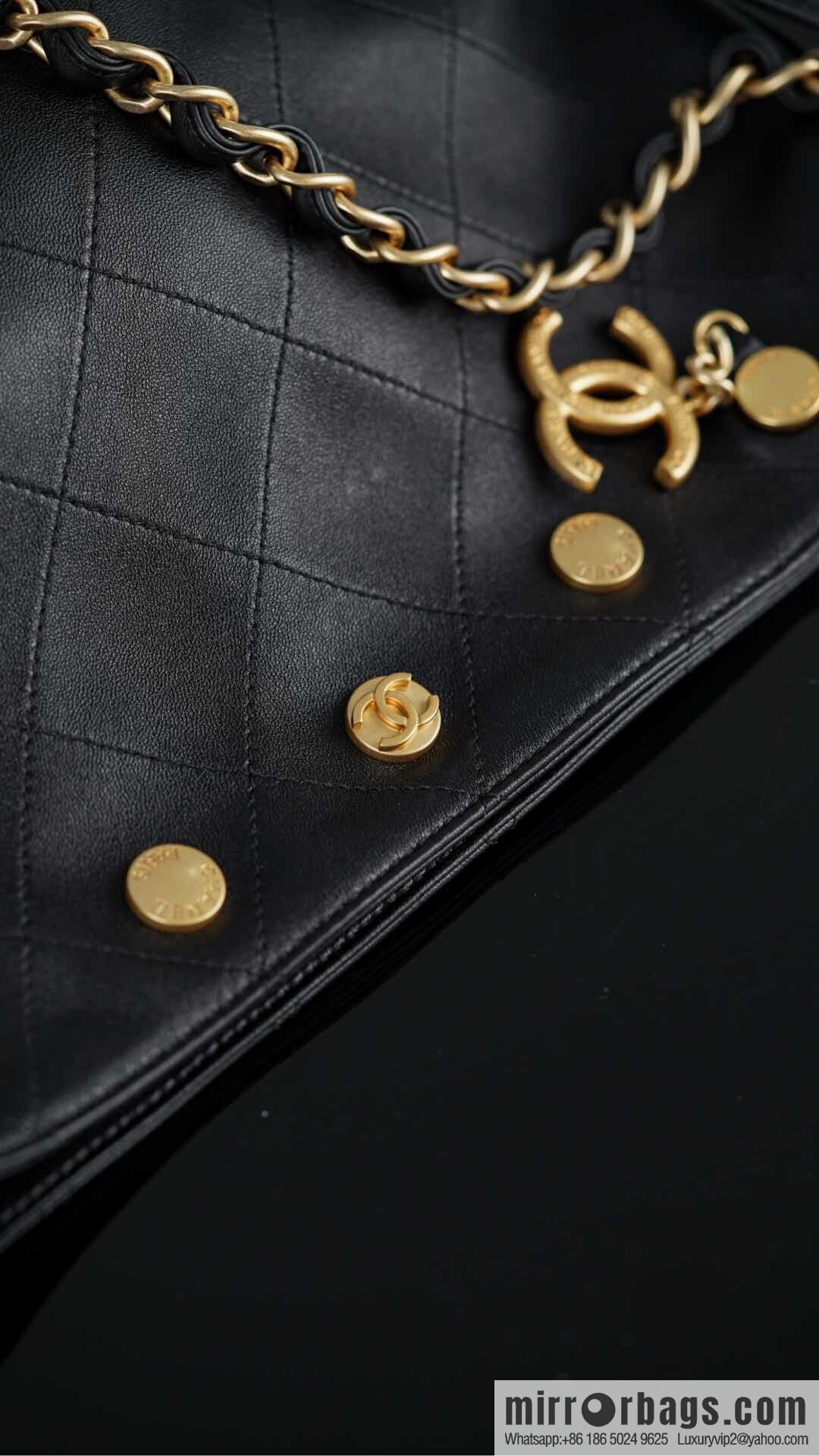 𝐂𝐡𝐚𝐧𝐞𝐥 𝟐𝟓𝐏 Gold Hippie Black Gold 🖤 AS5406