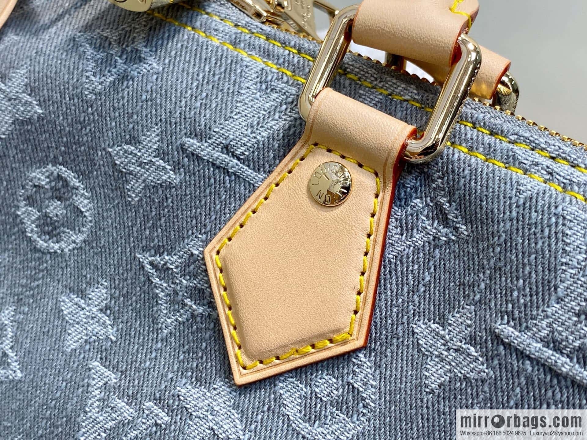 [Original order boutique] M13344 gray, denim speedy pillow bag SPEEDY SOFT 30 handbag