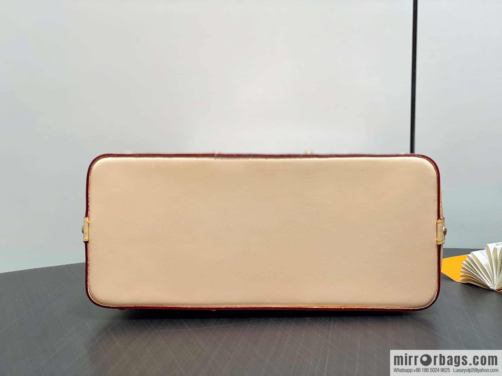 M13750 pink, denim cosmetic bag POCHETTE COSMÉTIQUE large cosmetic bag