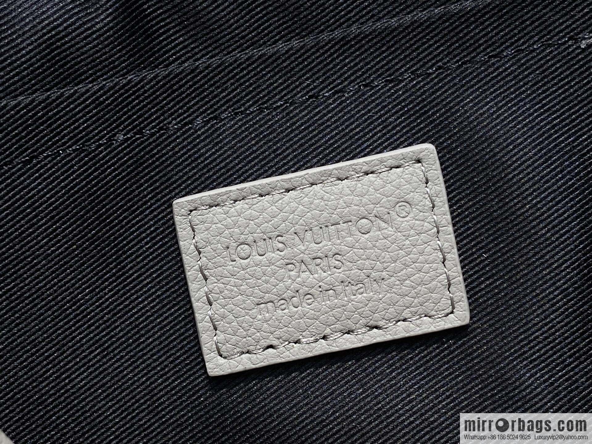 [Original order boutique] M14912 gray, full leather embossed men's bag messenger bag Pulse messenger bag