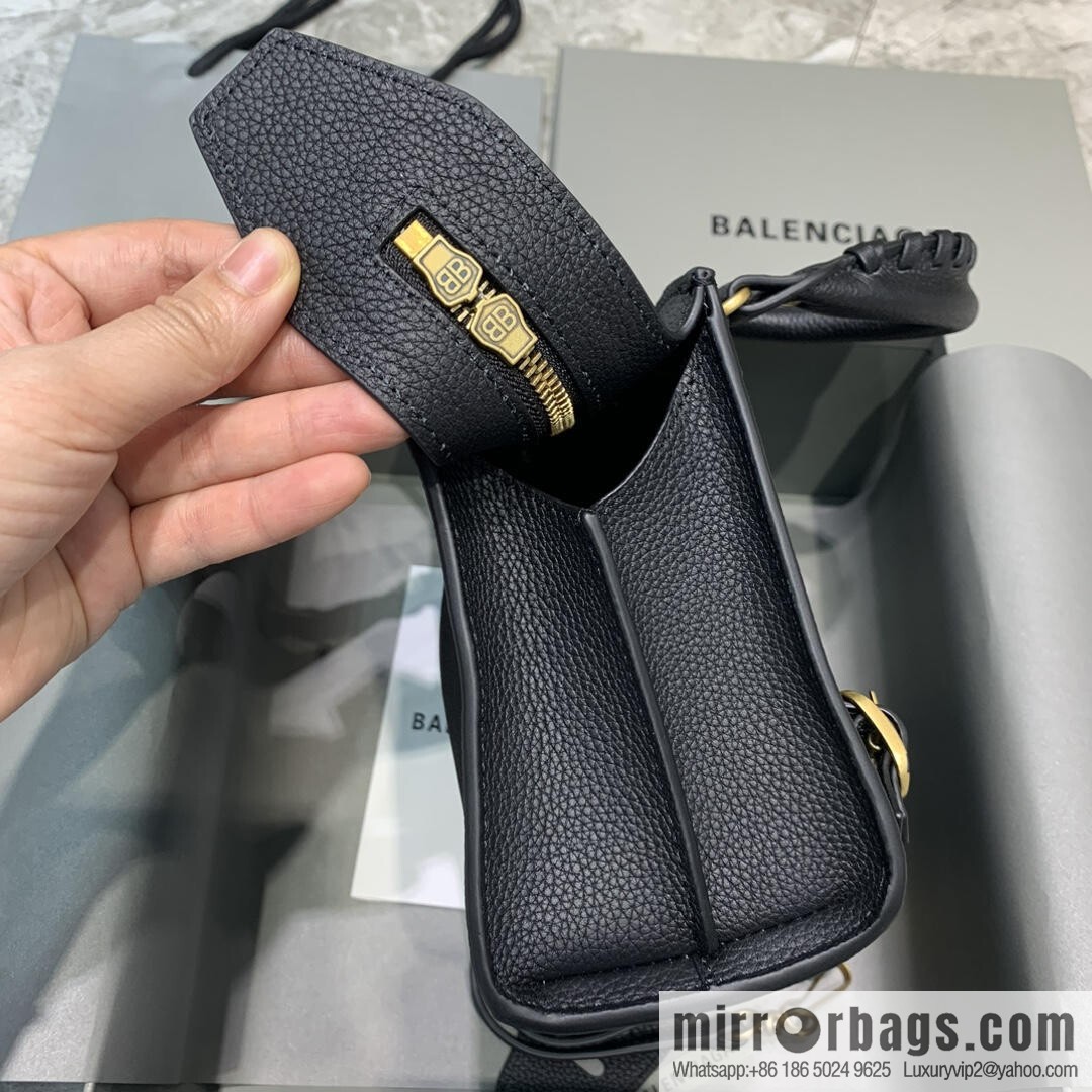 Balenciaga Neo Classic Locomotive Bag [Small] 638512 Black/Gold Buckle