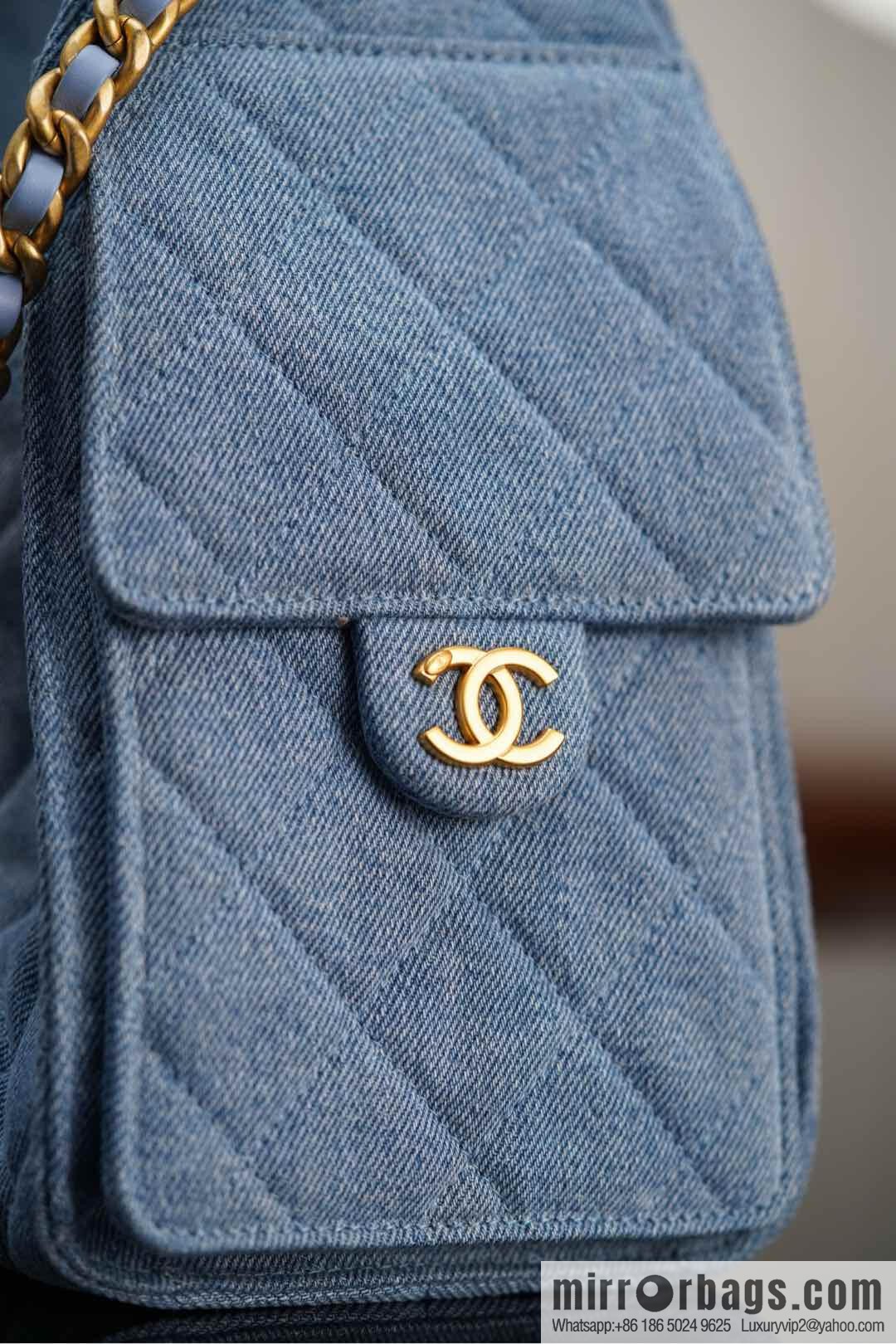 ππ‘ππ§ππ₯ πππ¬ π¬π¦ππ₯π₯ π‘π¨ππ¨ Drawstring Bucket Bag, Denim Blue π Small AS5293