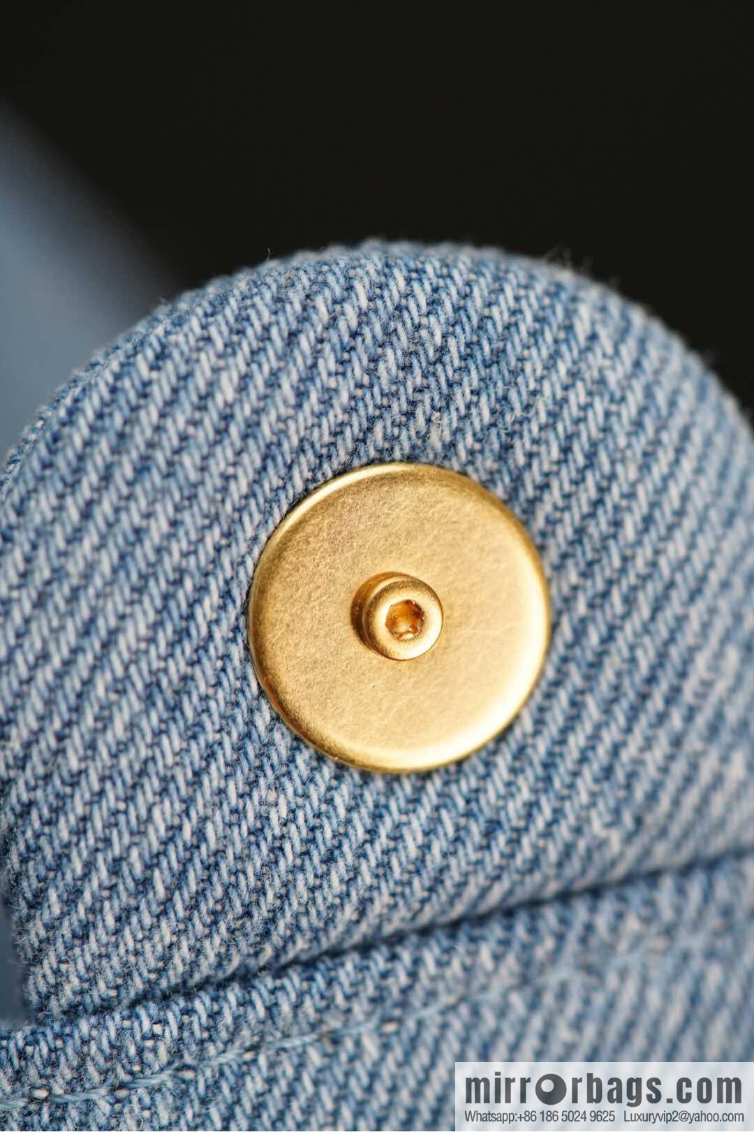 ππ‘ππ§ππ₯ πππ¬ π¬π¦ππ₯π₯ π‘π¨ππ¨ Drawstring Bucket Bag, Denim Blue π Small AS5293