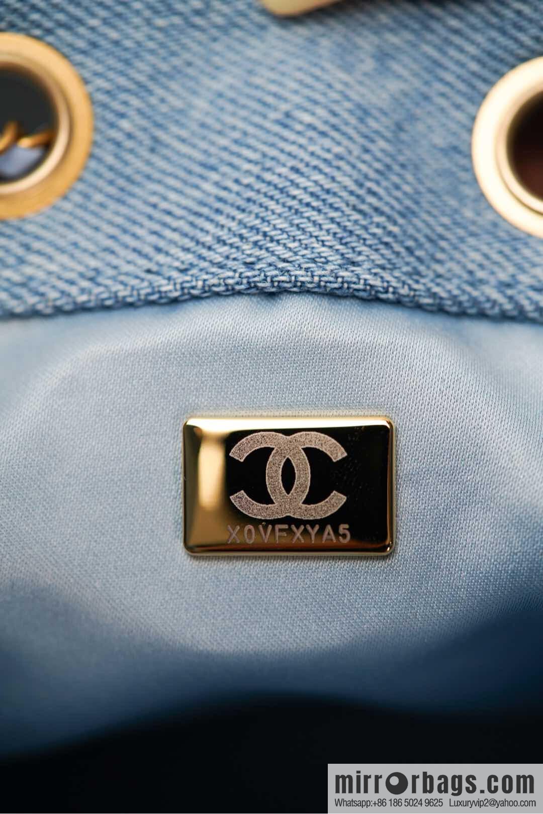 ππ‘ππ§ππ₯ πππ¬ π¬π¦ππ₯π₯ π‘π¨ππ¨ Drawstring Bucket Bag, Denim Blue π Small AS5293