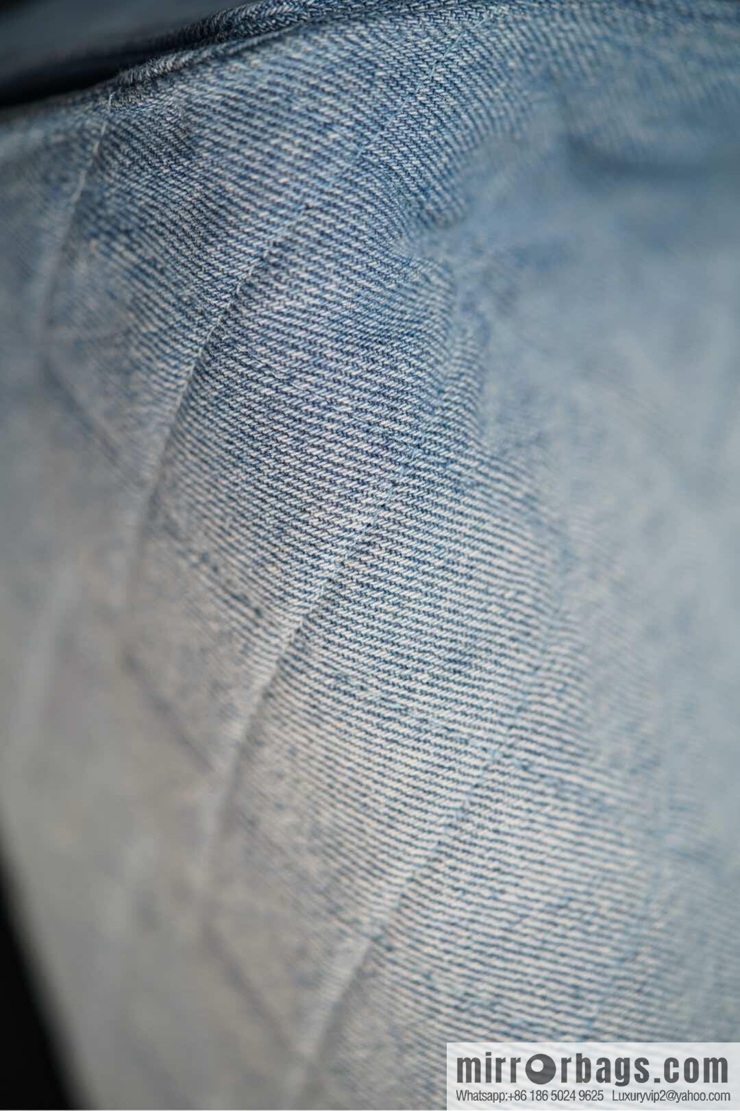 ππ‘ππ§ππ₯ πππ¬ π¬π¦ππ₯π₯ π‘π¨ππ¨ Drawstring Bucket Bag, Denim Blue π Small AS5293