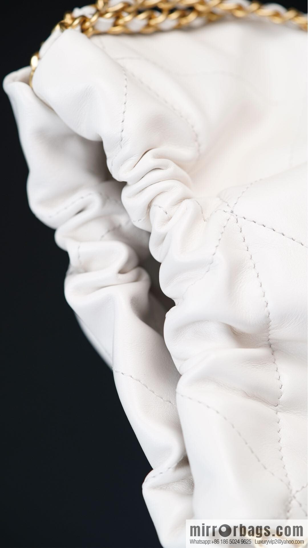 𝗖𝗛𝗔𝗡𝗘𝗟✦ 23s spring and summer new 22Mini bag original leather, white 🤍 AS3980