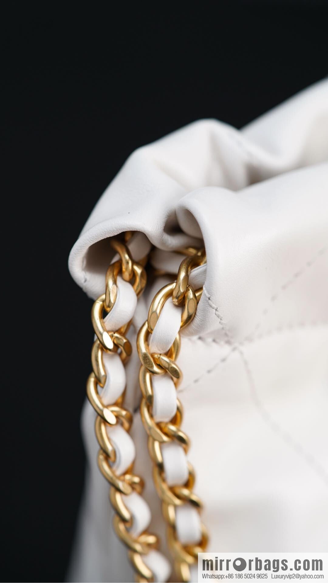 𝗖𝗛𝗔𝗡𝗘𝗟✦ 23s spring and summer new 22Mini bag original leather, white 🤍 AS3980