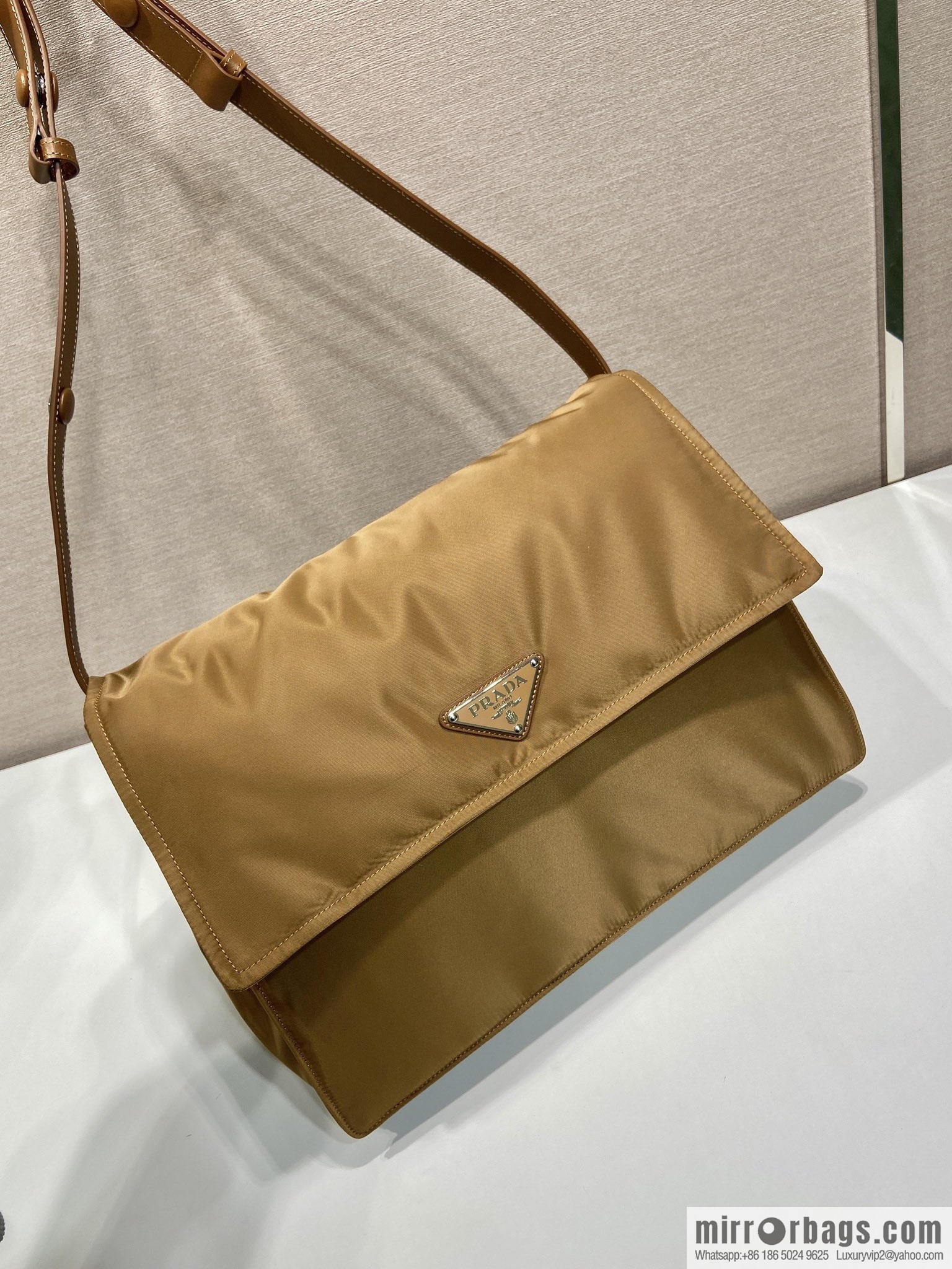 PRADA popular mailman bag large new color 1BD256