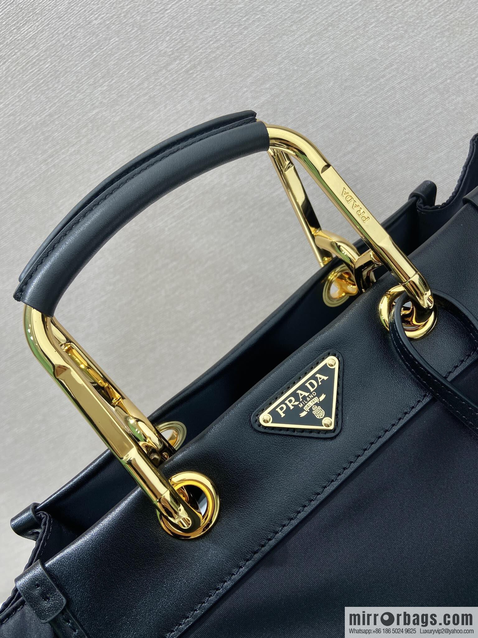 PRADA new tote bag 1BG578 black