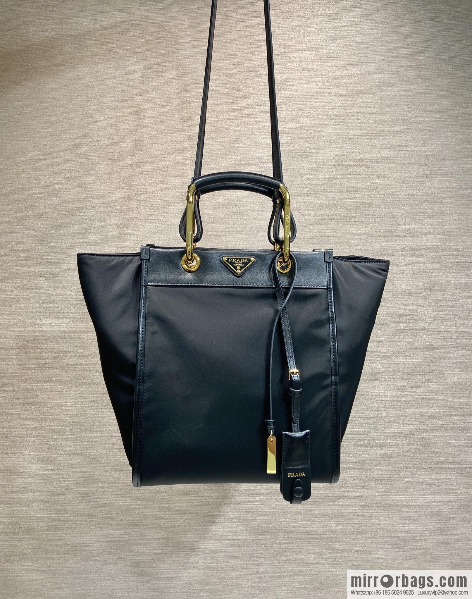 PRADA new tote bag 1BG578 black