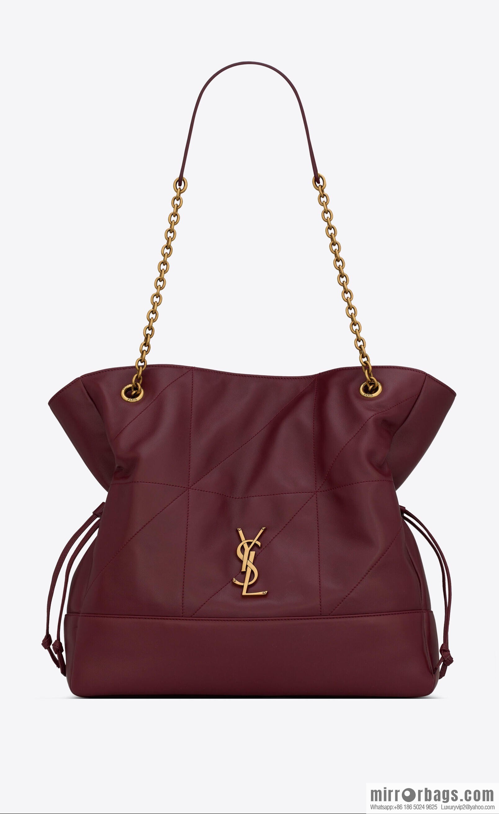 YSL ๐๐ฎ๐บ๐ถ๐ฒ ๐ฐ.๐ฏ large ๐ฃ๐ข๐๐๐ข๐ก_ lucky bag bucket bag 809824 burgundy