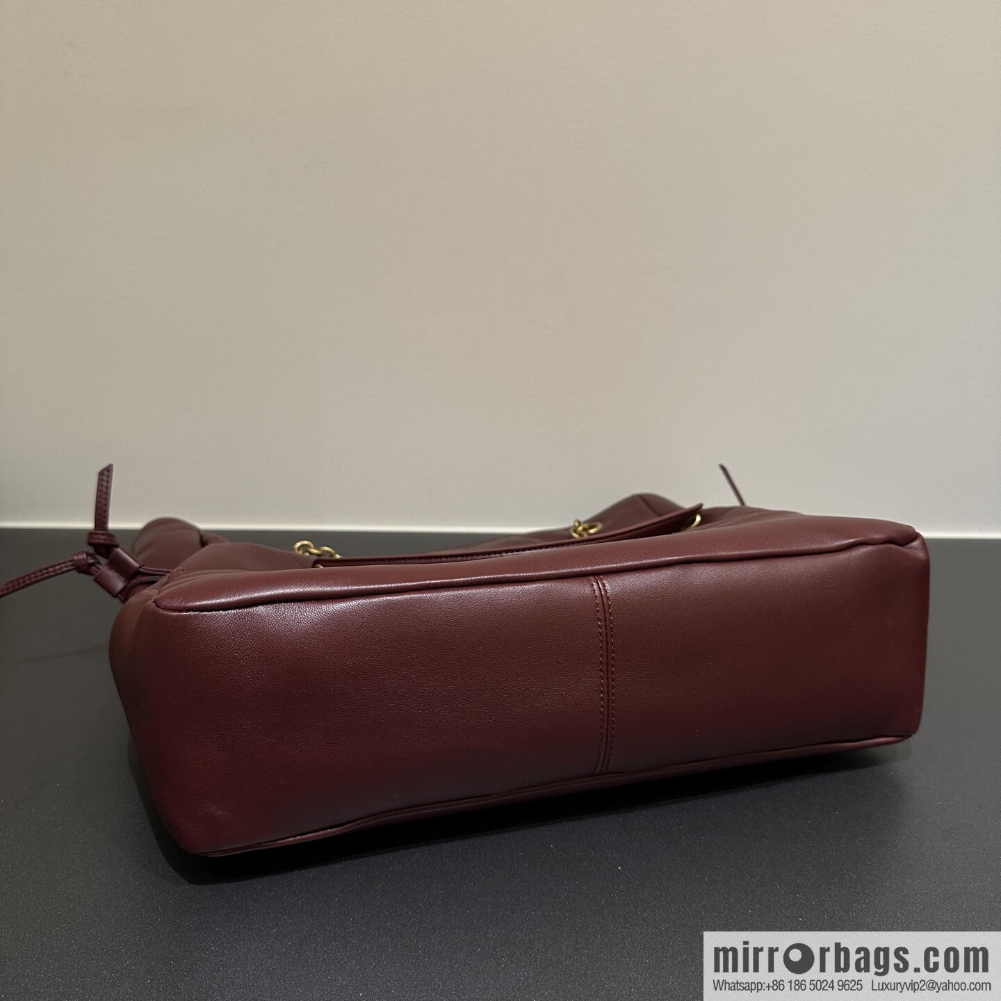 YSL ๐๐ฎ๐บ๐ถ๐ฒ ๐ฐ.๐ฏ large ๐ฃ๐ข๐๐๐ข๐ก_ lucky bag bucket bag 809824 burgundy