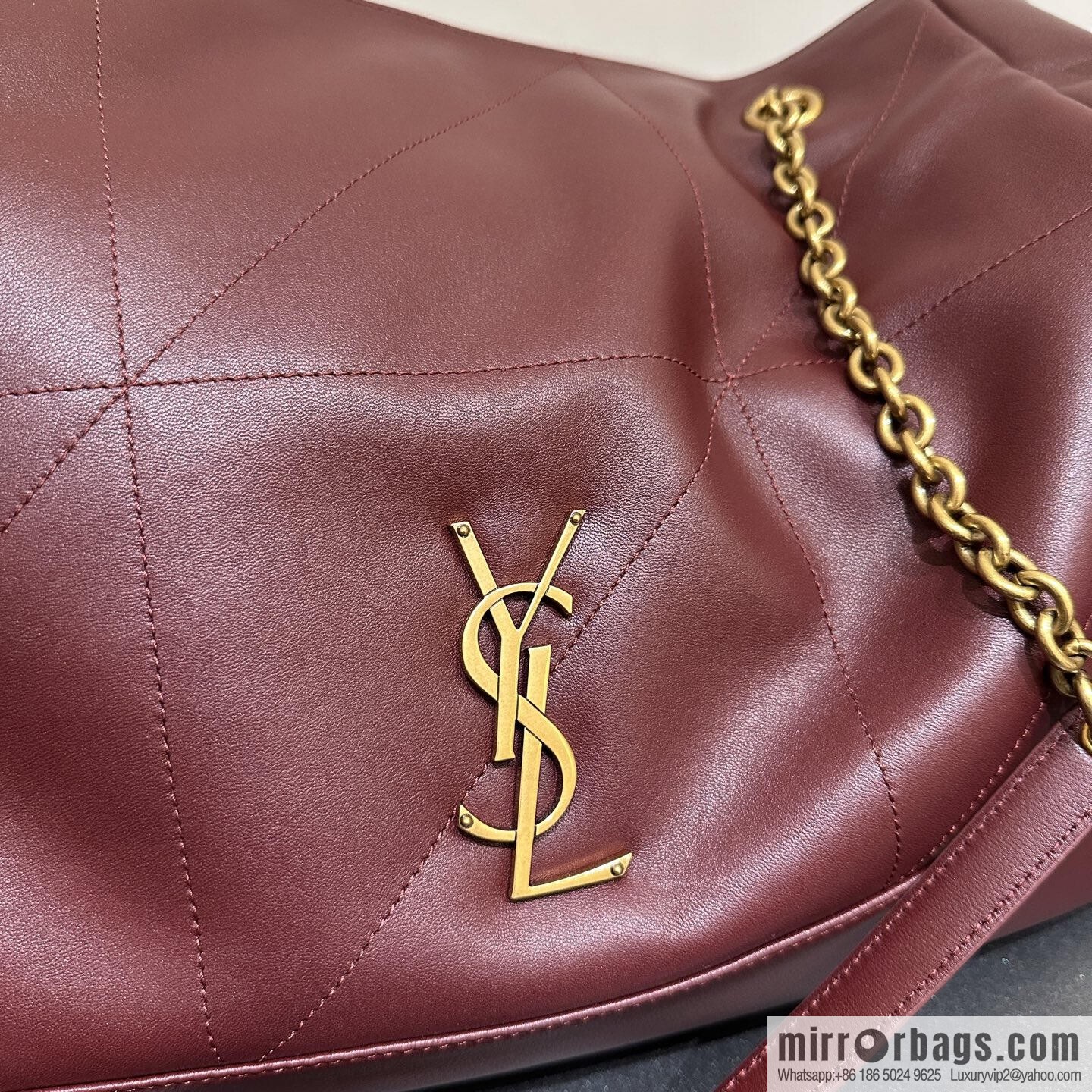 YSL ๐๐ฎ๐บ๐ถ๐ฒ ๐ฐ.๐ฏ large ๐ฃ๐ข๐๐๐ข๐ก_ lucky bag bucket bag 809824 burgundy