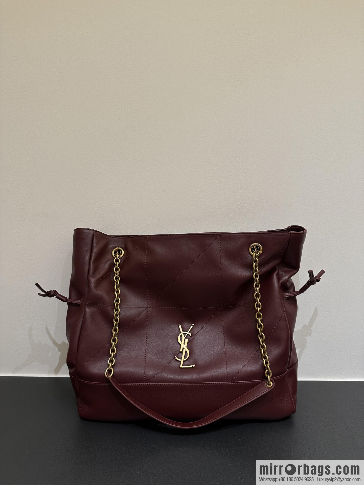 YSL ๐๐ฎ๐บ๐ถ๐ฒ ๐ฐ.๐ฏ large ๐ฃ๐ข๐๐๐ข๐ก_ lucky bag bucket bag 809824 burgundy