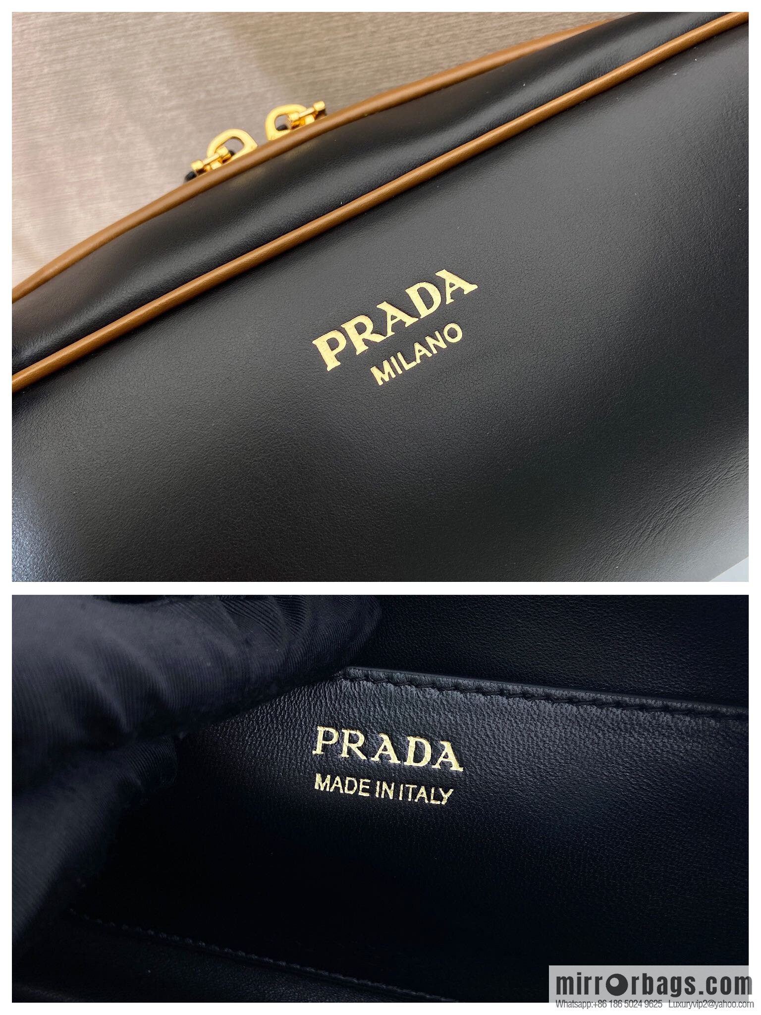 PRADA 🎉 new bowling 🎉 1BC249 🎉🎉 black