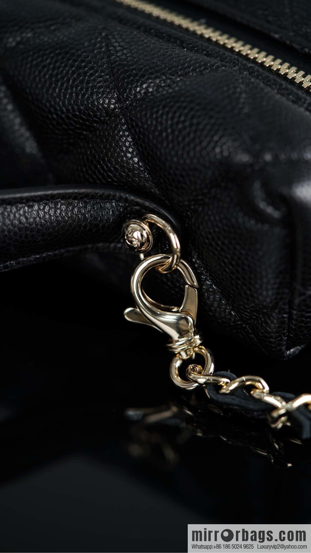 𝐂𝐡𝐚𝐧𝐞𝐥 𝟐𝟓𝐂 new lunch box bag, black gold, lychee cow AP4385