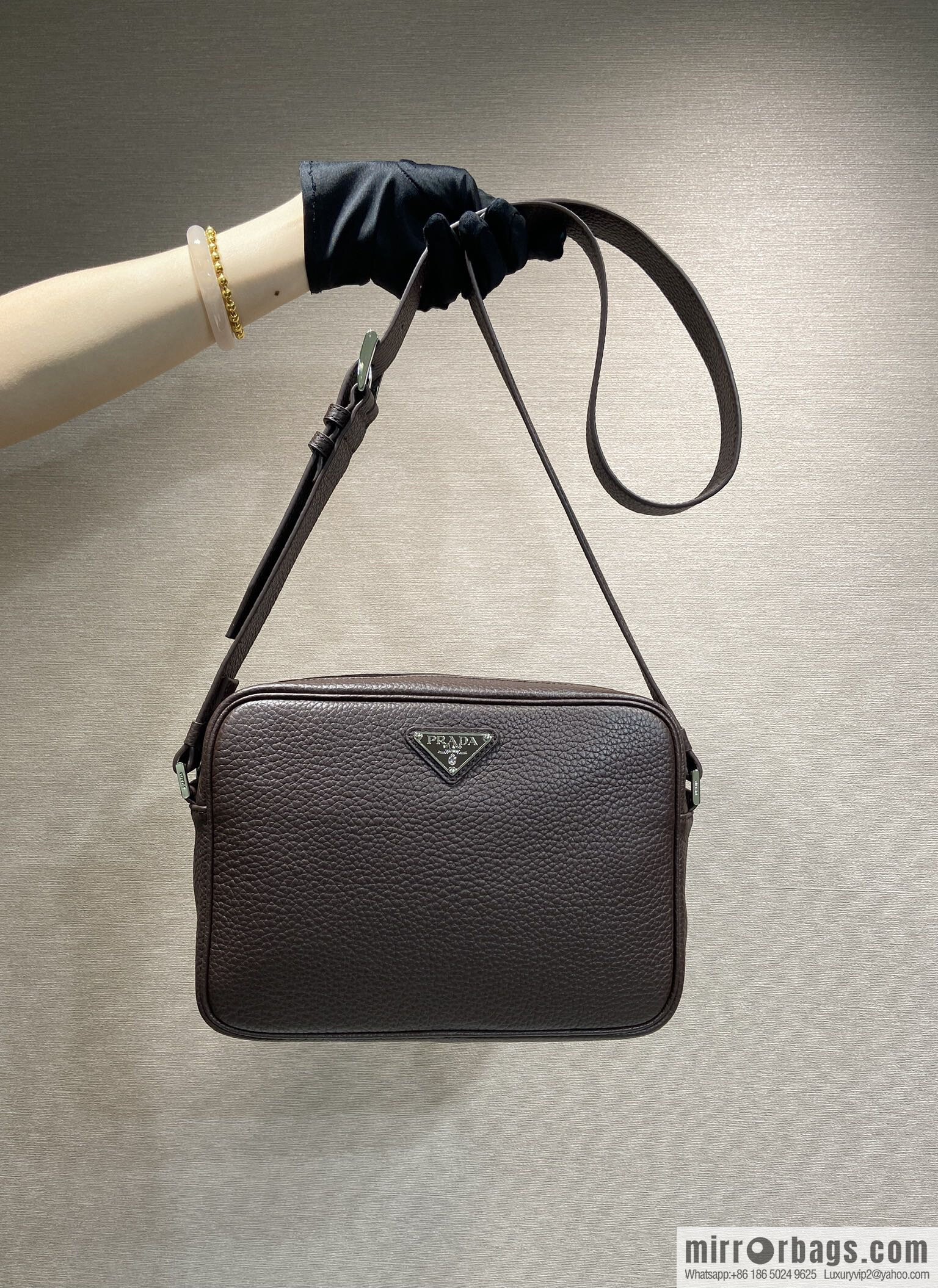PRADA 🎉 new box bag 🎉 2VH189 🎉🎉 coffee color