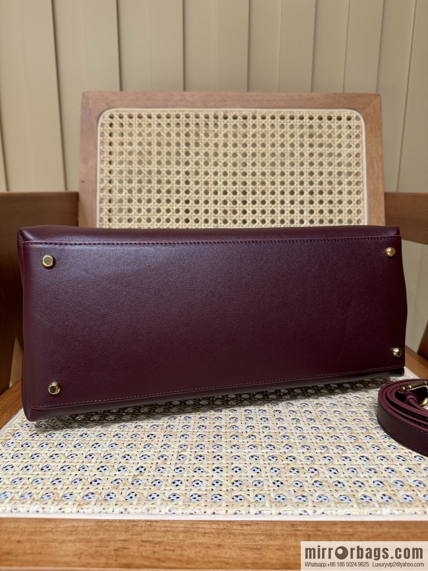 BV Ciao Ciao Handbag 817231 Barolo Burgundy