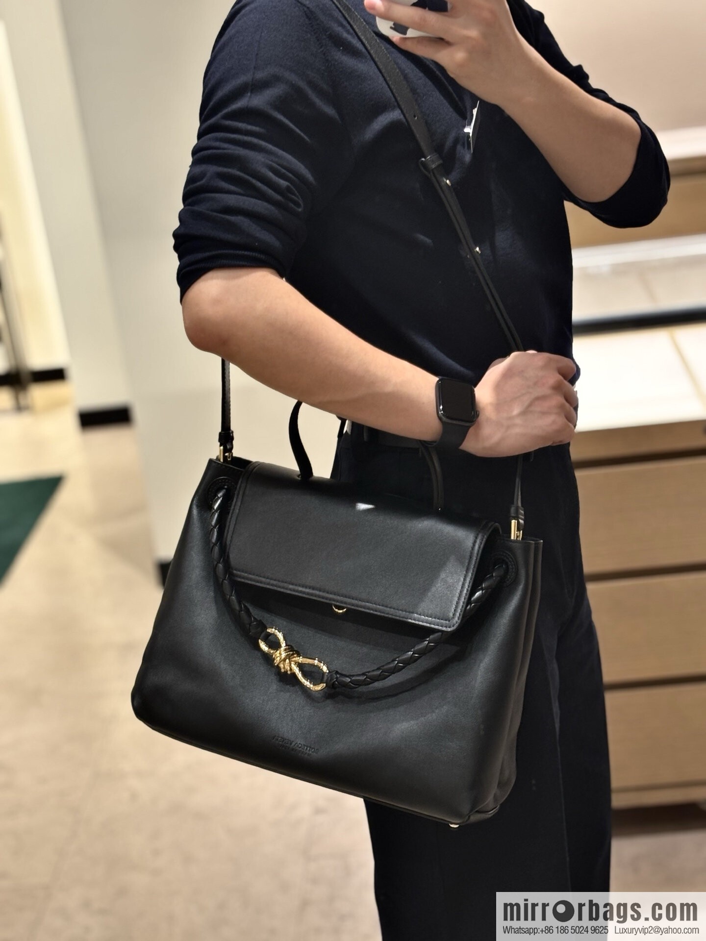 BV Ciao Ciao Handbag 817231 Black