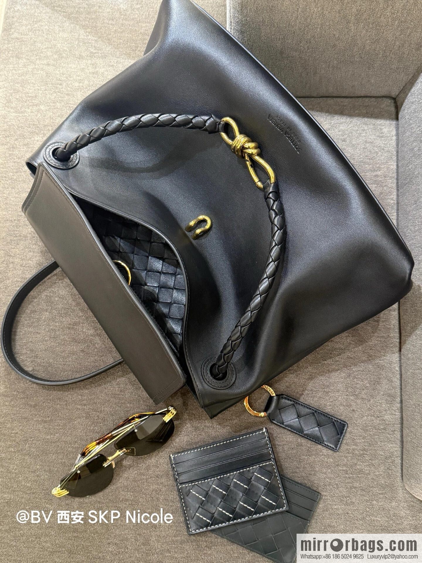 BV Ciao Ciao Handbag 817231 Black