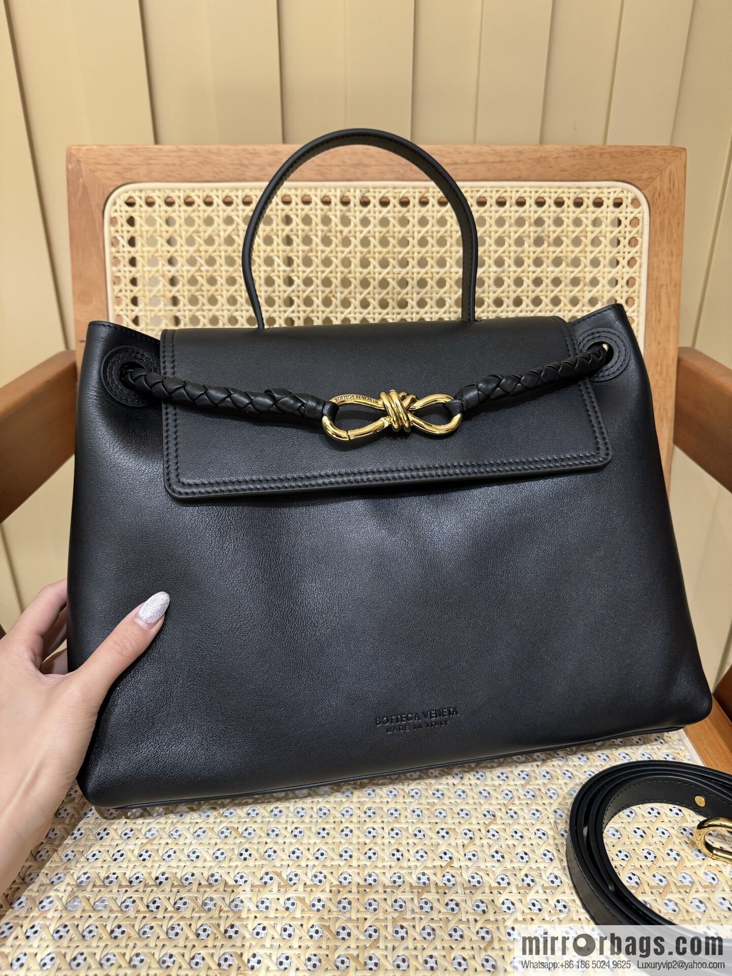 BV Ciao Ciao Handbag 817231 Black