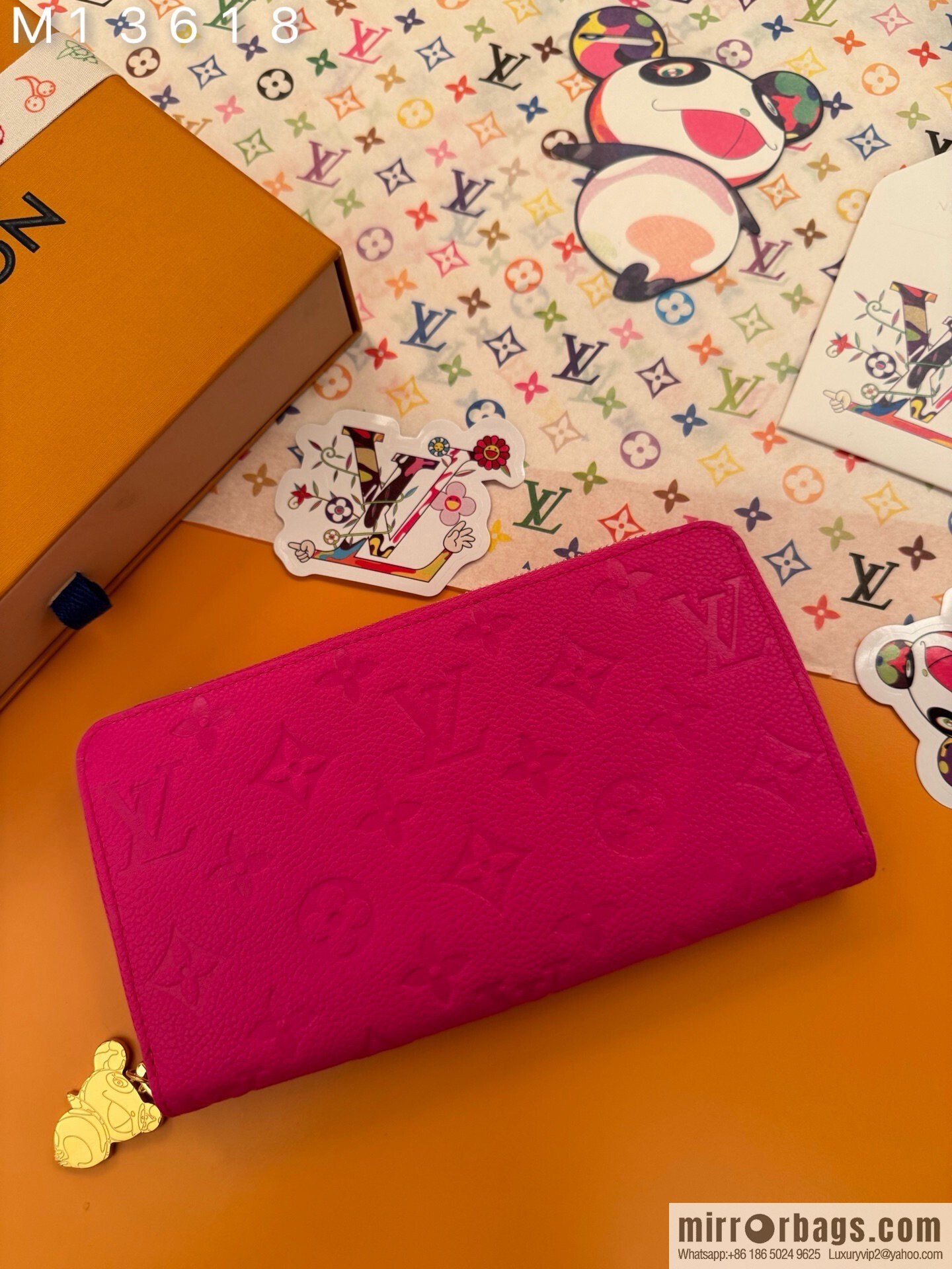 LV M13618 LV x TM Zippy Wallet