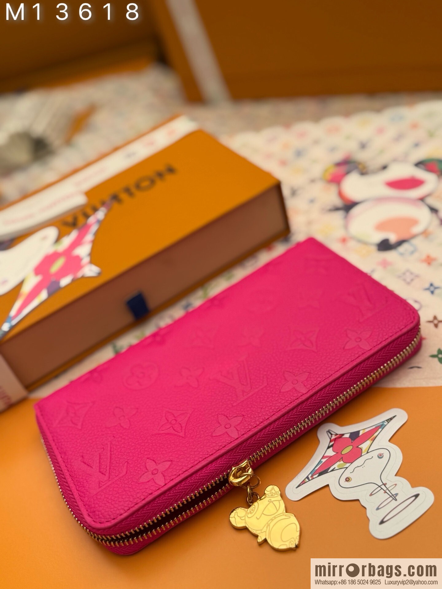 LV M13618 LV x TM Zippy Wallet