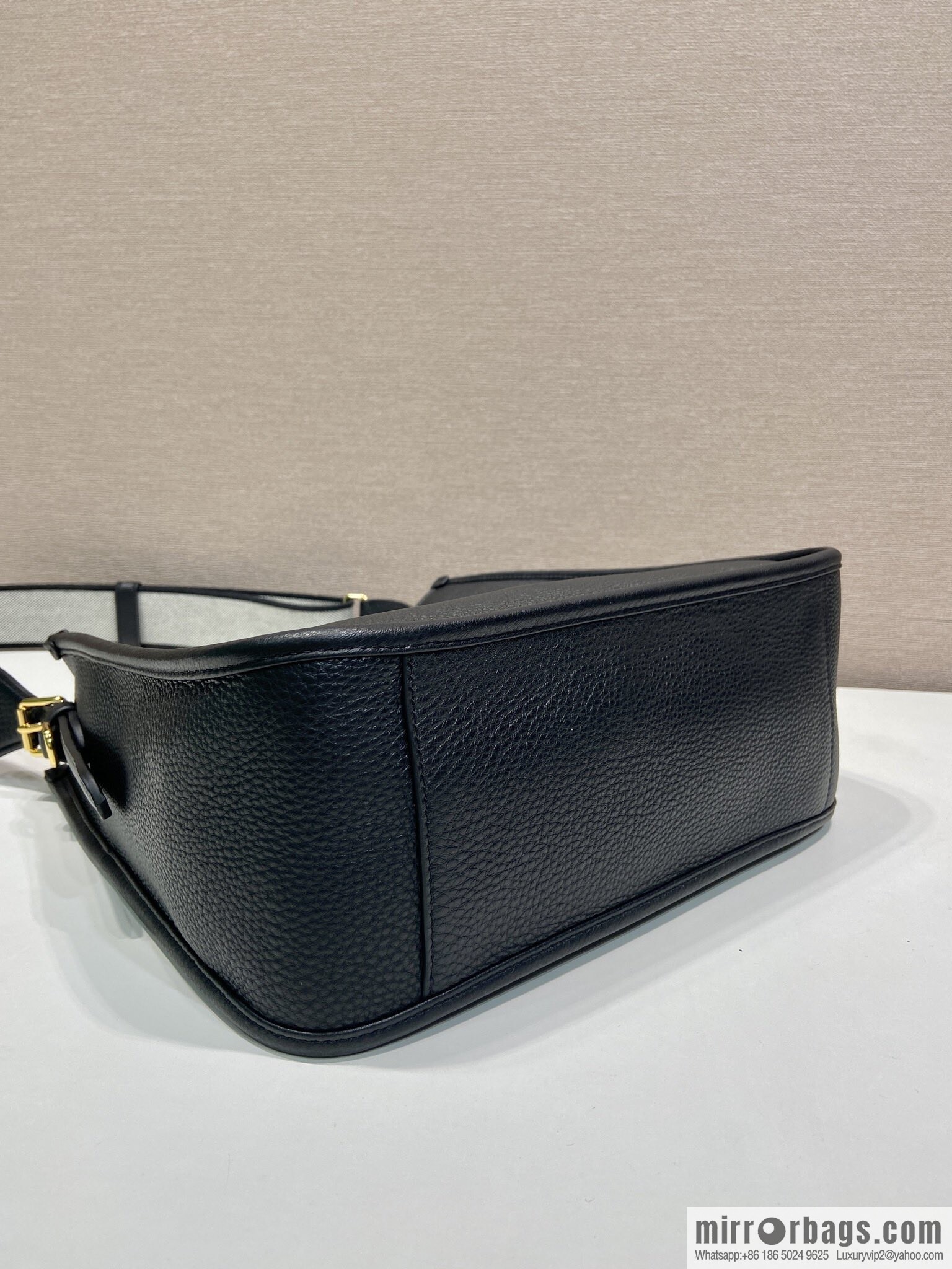 PRADA 👏 new fabric oblique span bag 👏 1BC073-1/large tote bag, black