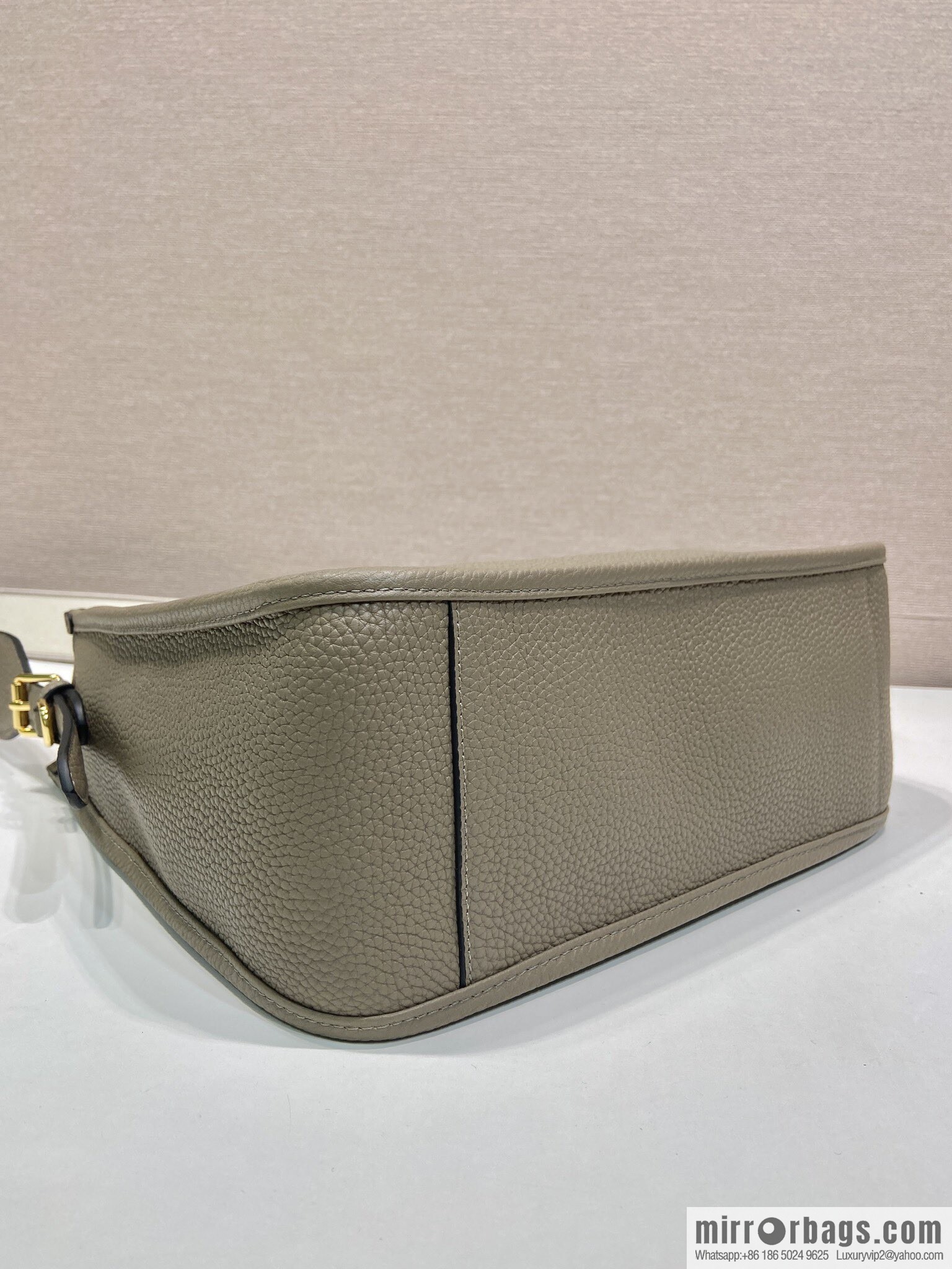 PRADA 👏 new fabric oblique span bag 👏 1BC073-1/large tote bag, grey