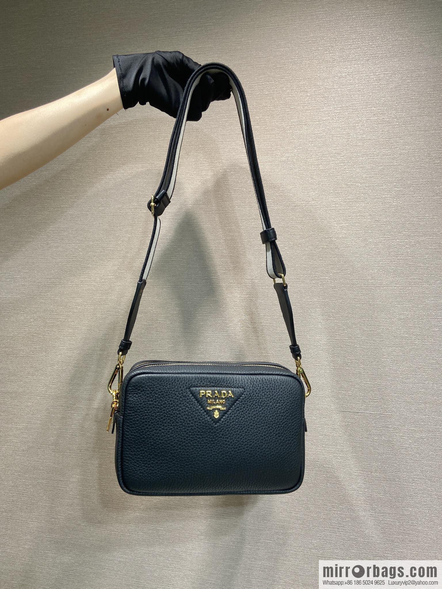 PRADA 🎉 new shoulder strap 🎉 1BD082-1 🎉 black