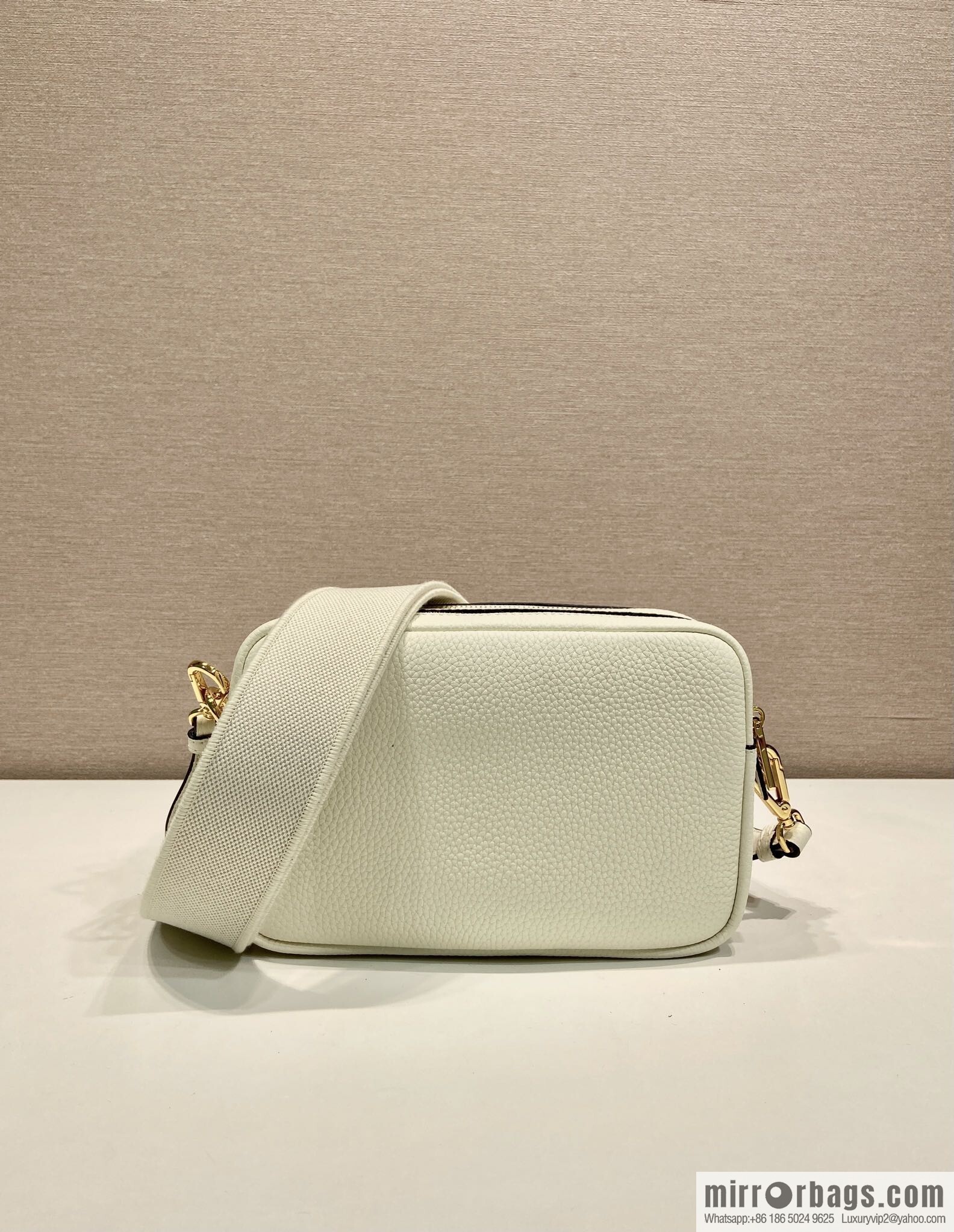 PRADA 🎉 new shoulder strap 🎉 1BD082-1 🎉 white