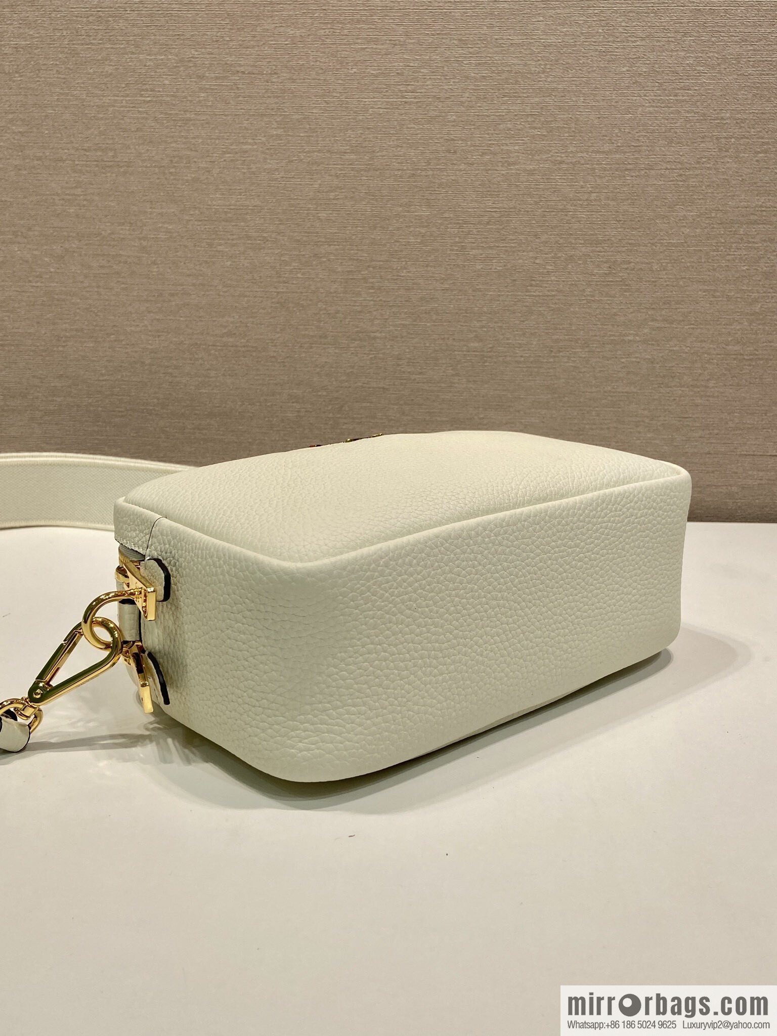 PRADA 🎉 new shoulder strap 🎉 1BD082-1 🎉 white
