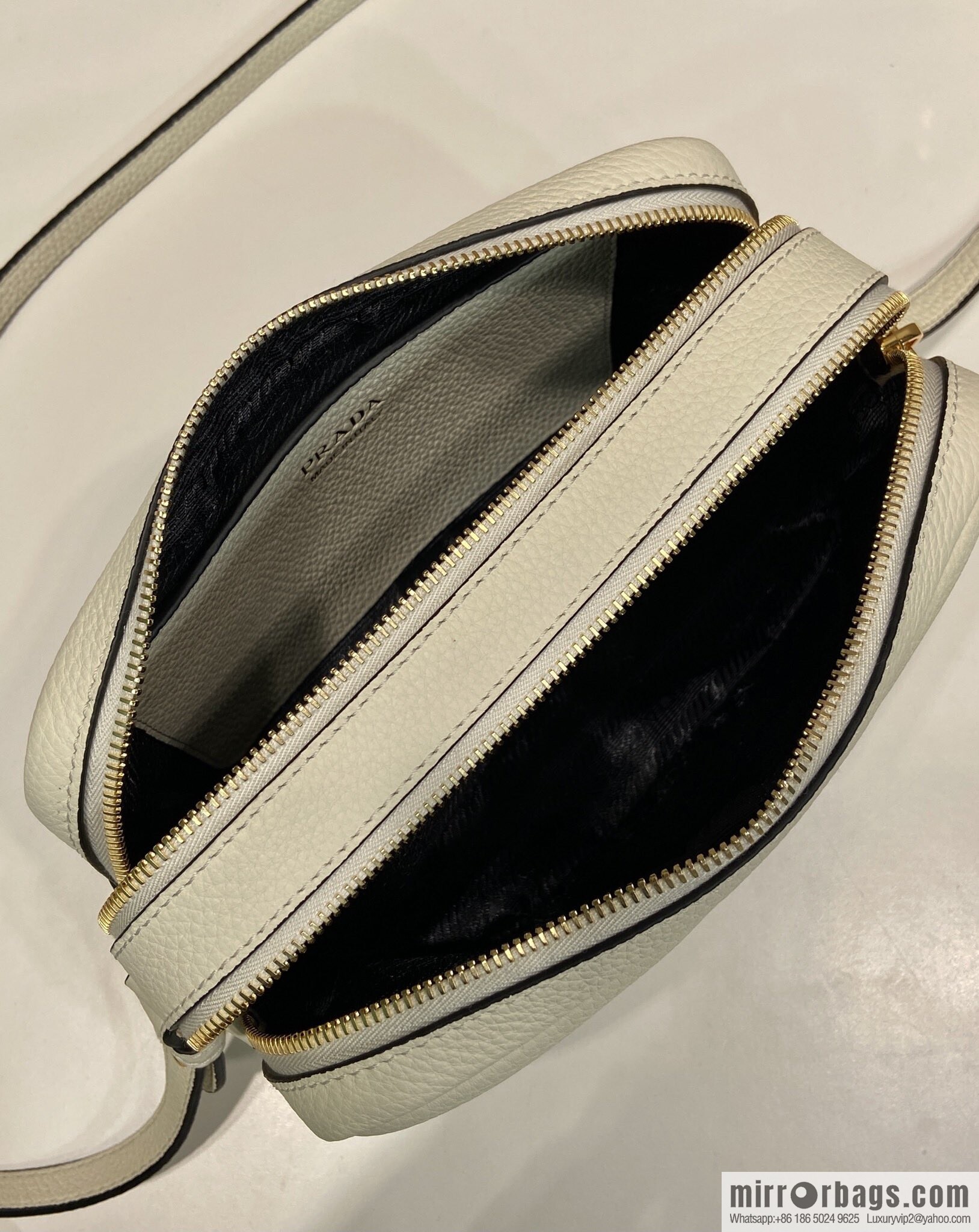 PRADA 🎉 new shoulder strap 🎉 1BD082-1 🎉 white