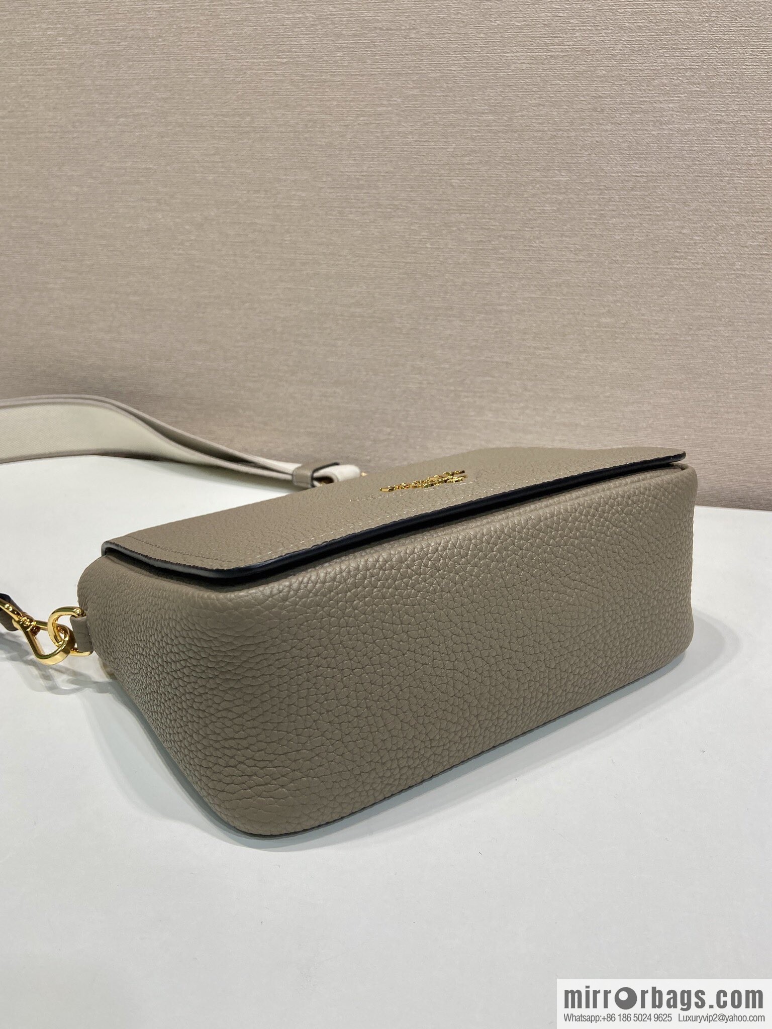 PRADA 🎉 new shoulder strap 🎉 1BD314-1 🎉 grey
